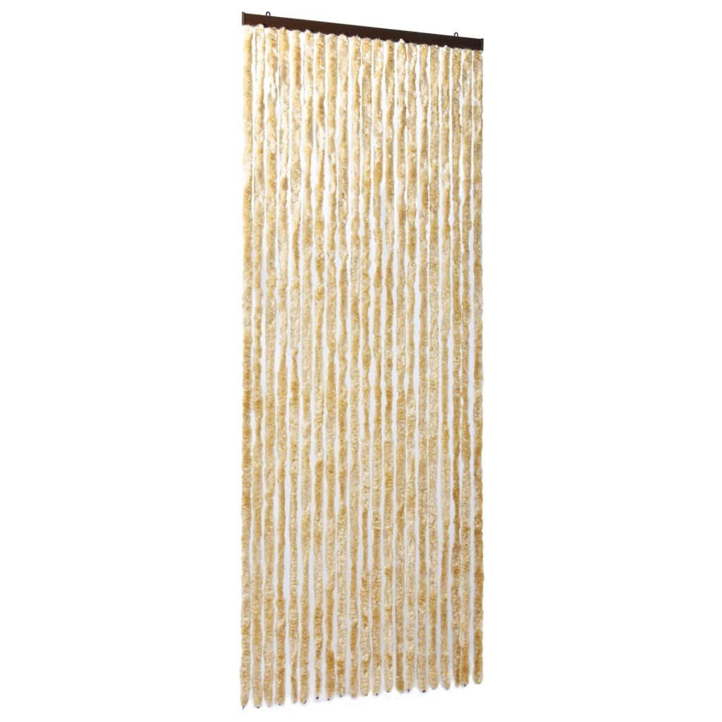 vidaXL Insektenschutz-Vorhang Insektenschutz-Vorhang Beige 90x220 cm Chenille