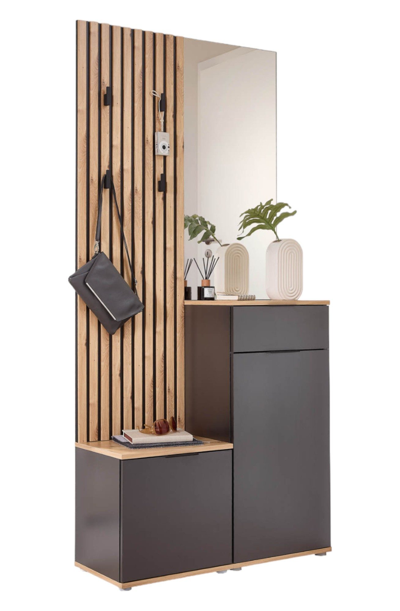 moebel-dich-auf Kompaktgarderobe EASY (Paneel + Bank günstig online kaufen