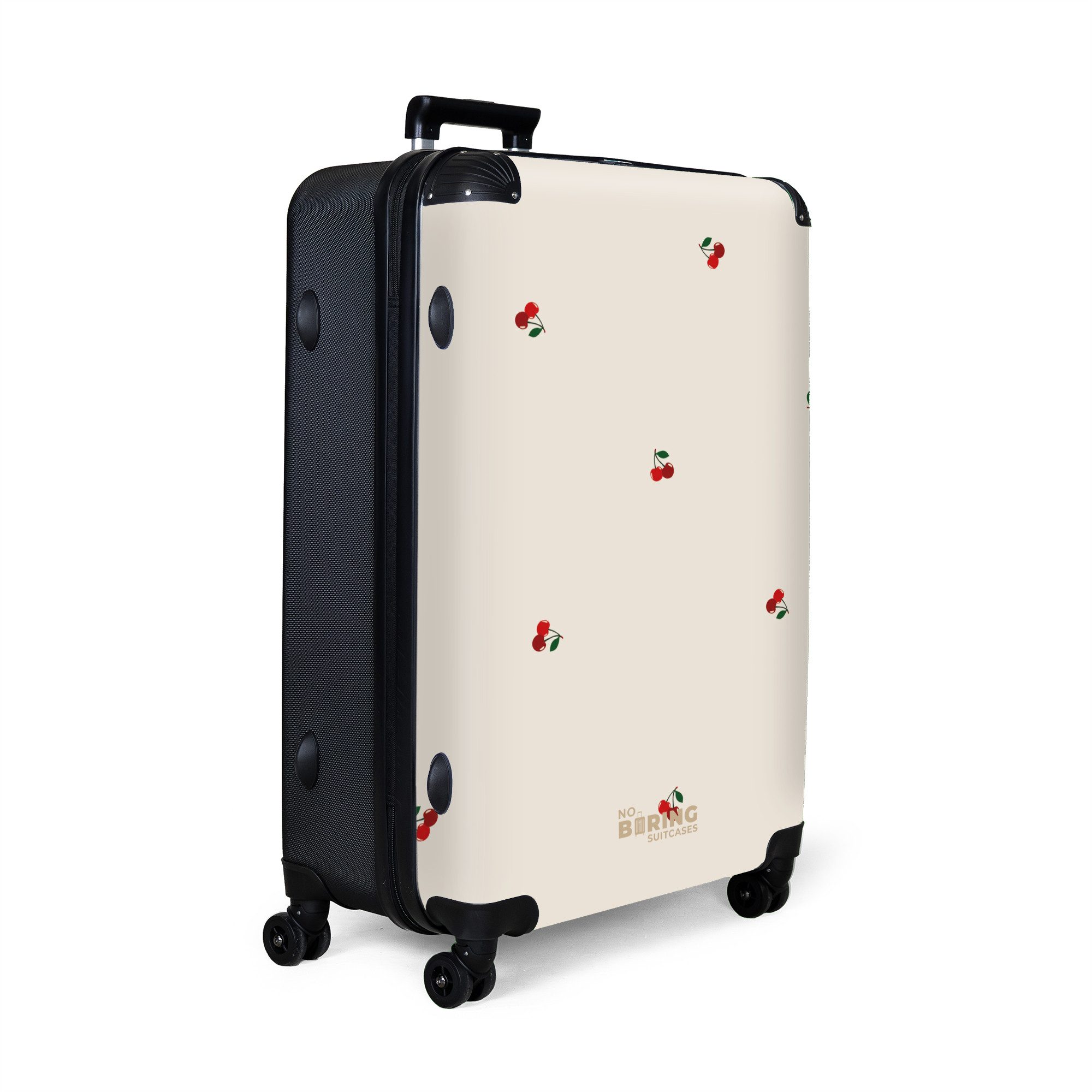 NoBoringSuitcases.com© Hartschalen-Trolley Beigefarbener Hintergrund mit Mu günstig online kaufen