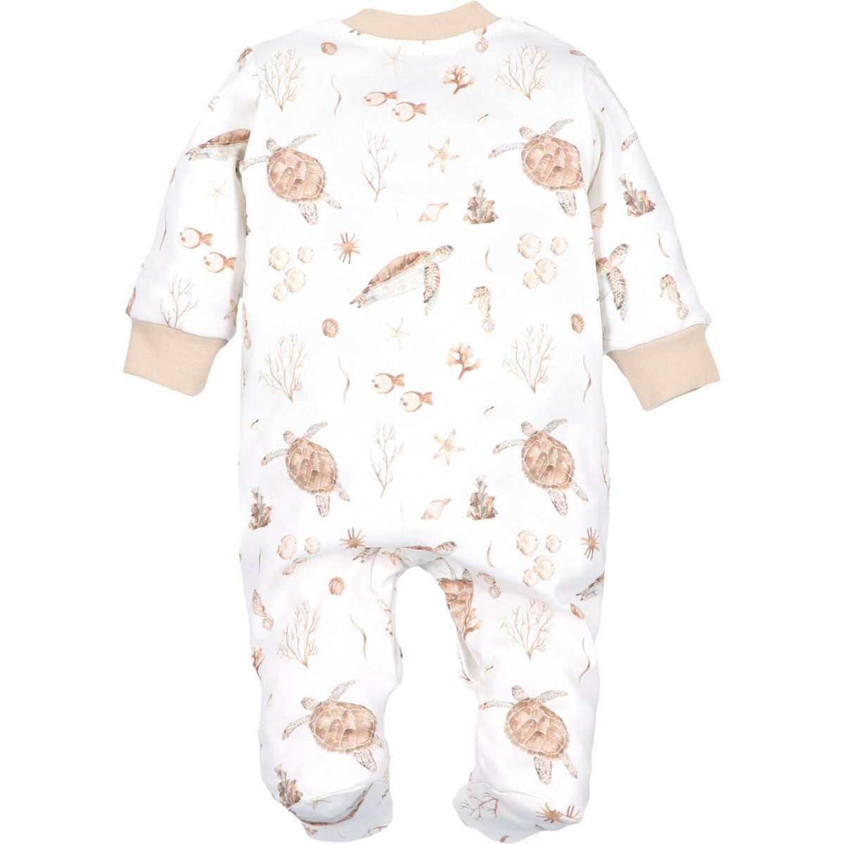 NINI Strampler Meerestiere Unisex Kinder Einteiler, Overall, Babyanzug, Babyoverall, Babyanzug