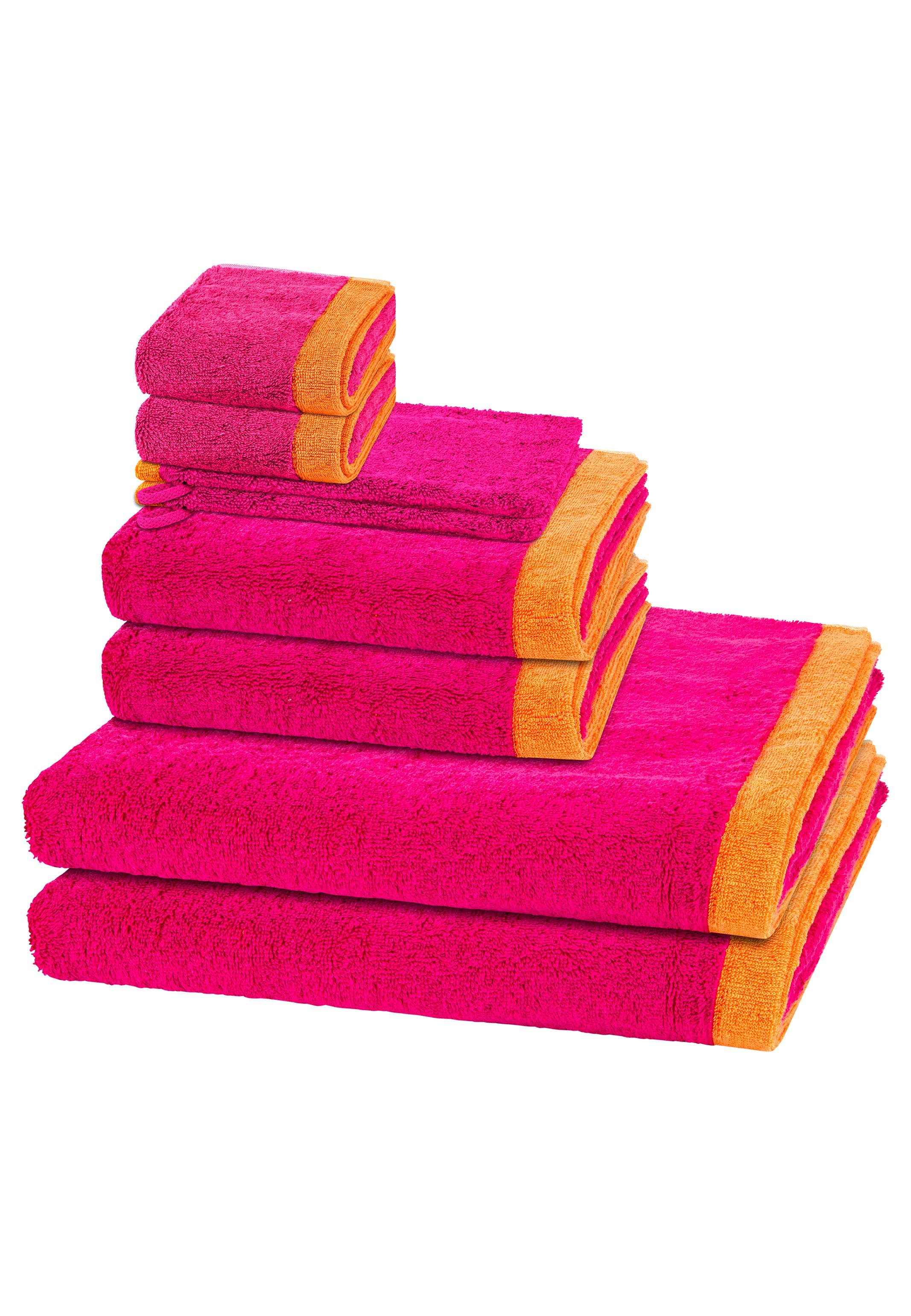 Cawö Handtuch Set Lifestyle Splash, Walkfrottee günstig online kaufen