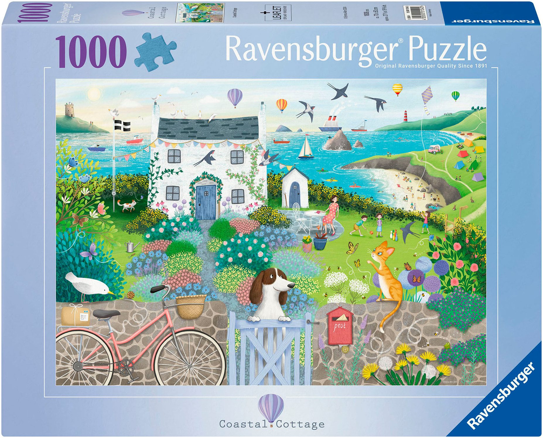 Ravensburger Puzzle Coastal Cottage, 1000 Puzzleteile, günstig online kaufen