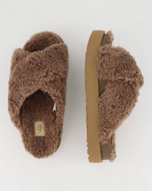 UGG Damen Pantoletten FUZZ SUGAR CROSS SLIDE Pantolette