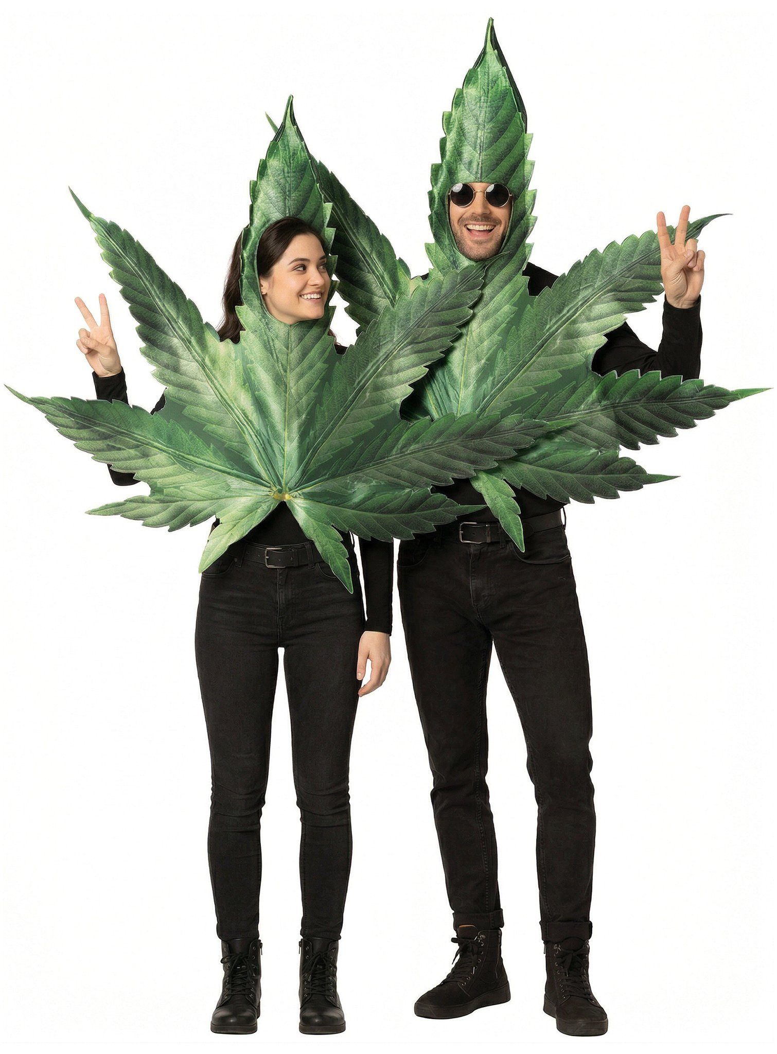 Imposta Costumes Lebensmittel-Kostüm Hanfblatt Kostüm, Sweet Mary Jane: witzige und schnelle Verkleidung für Fasching, Festi