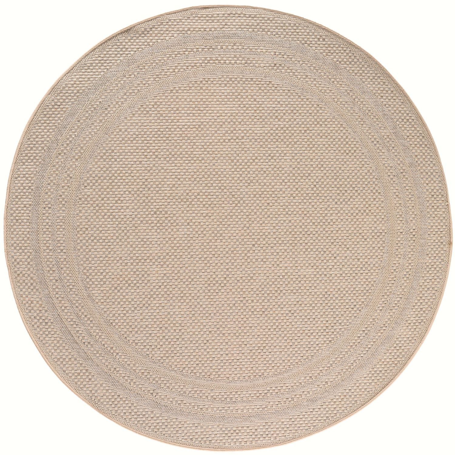 Teppich Boss Teppich In- & Outdoor Teppich Desert 1304, rund - Beige, rund, Höhe: 5 mm