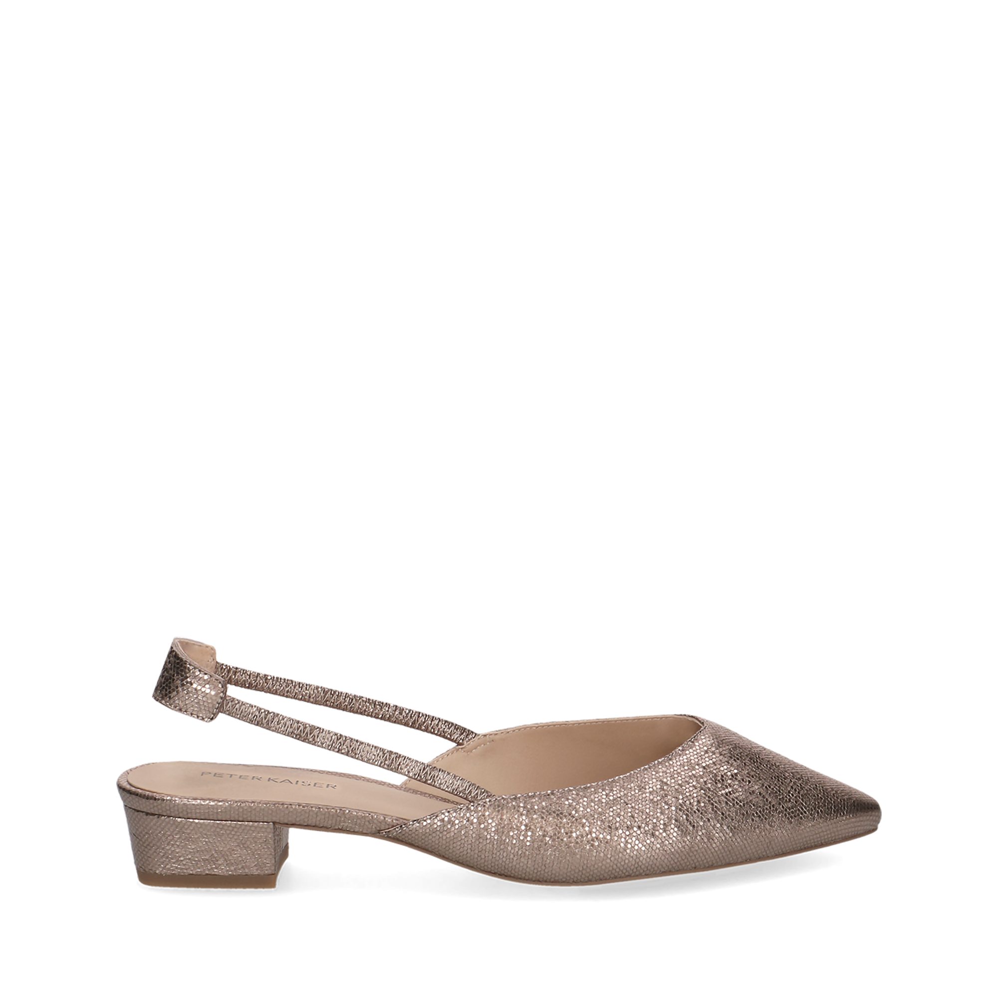 Peter Kaiser Peter Kaiser 79443 912, Peeptoes & Slingpumps, Gold, Damen Pee günstig online kaufen