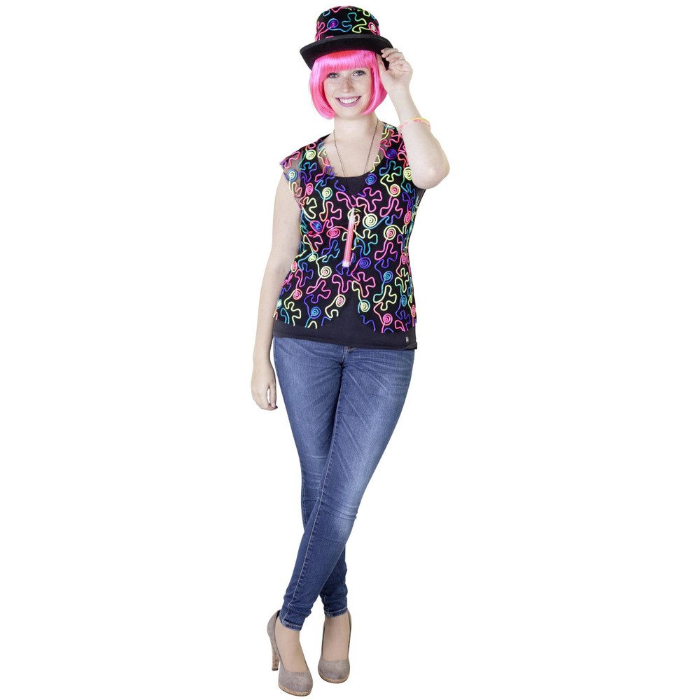 MICA Kostüm Weste - Neon - für Damen