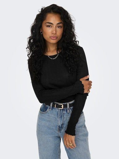 TOP NOOS L/S ONLCARLOTTA Langarmshirt JRS Black ONLY