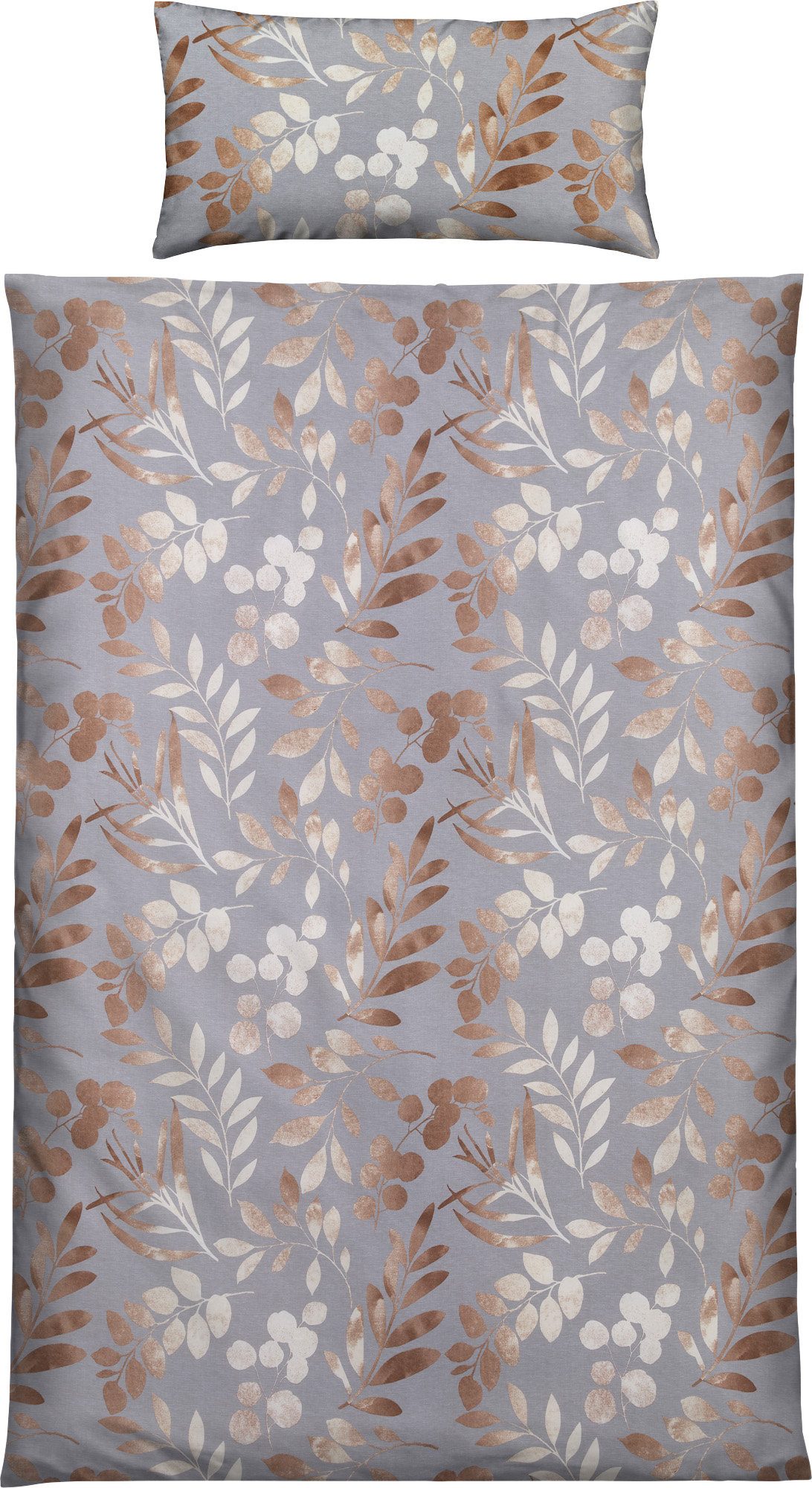 Erwin Müller Bettwäsche Bettwäsche, Biber, Blatt günstig online kaufen