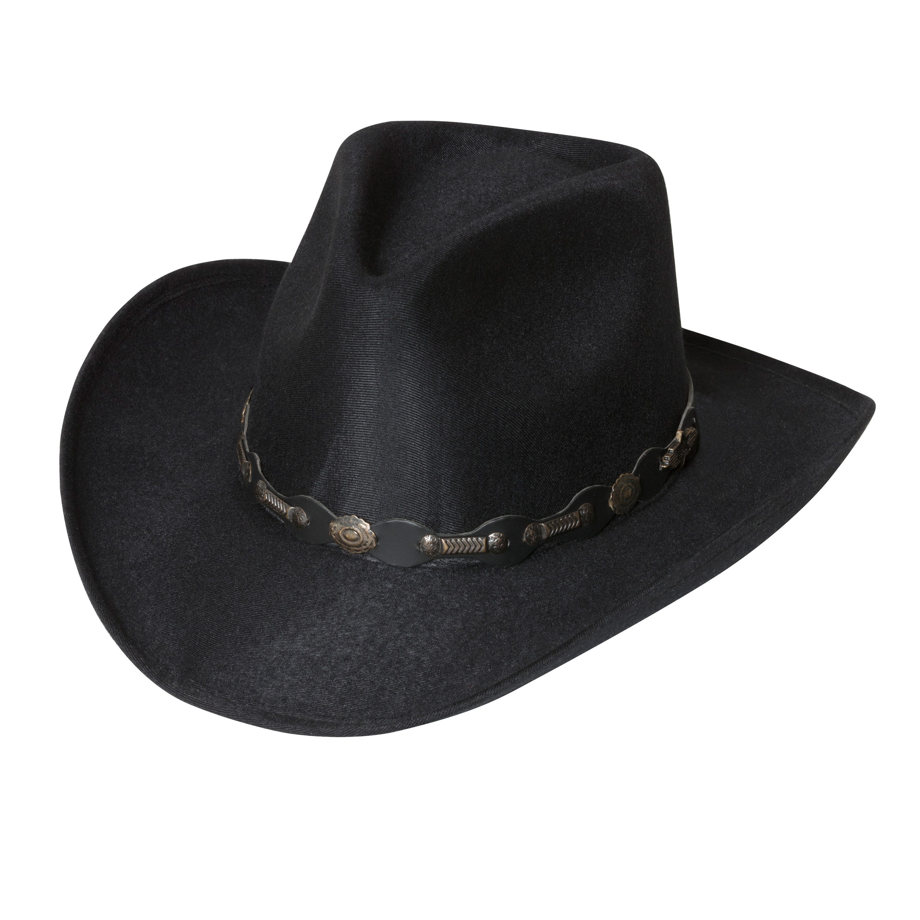 Stars & Stripes Cowboyhut Atlanta mit Kinnriemen Fauxfelt