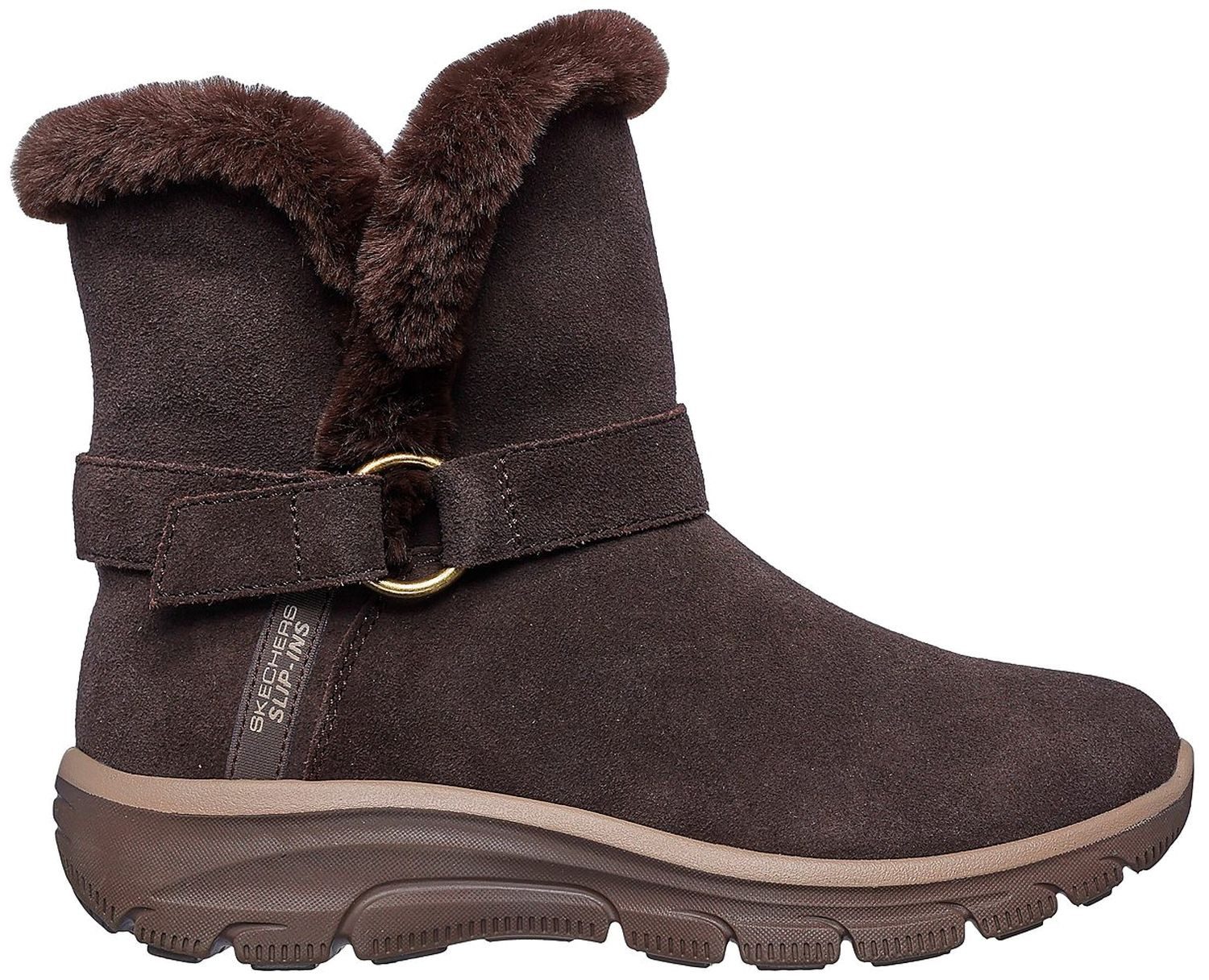 Skechers Skechers Easy Going Dreamers Luxe Vibes Slip-On Braun CHOC Slipper