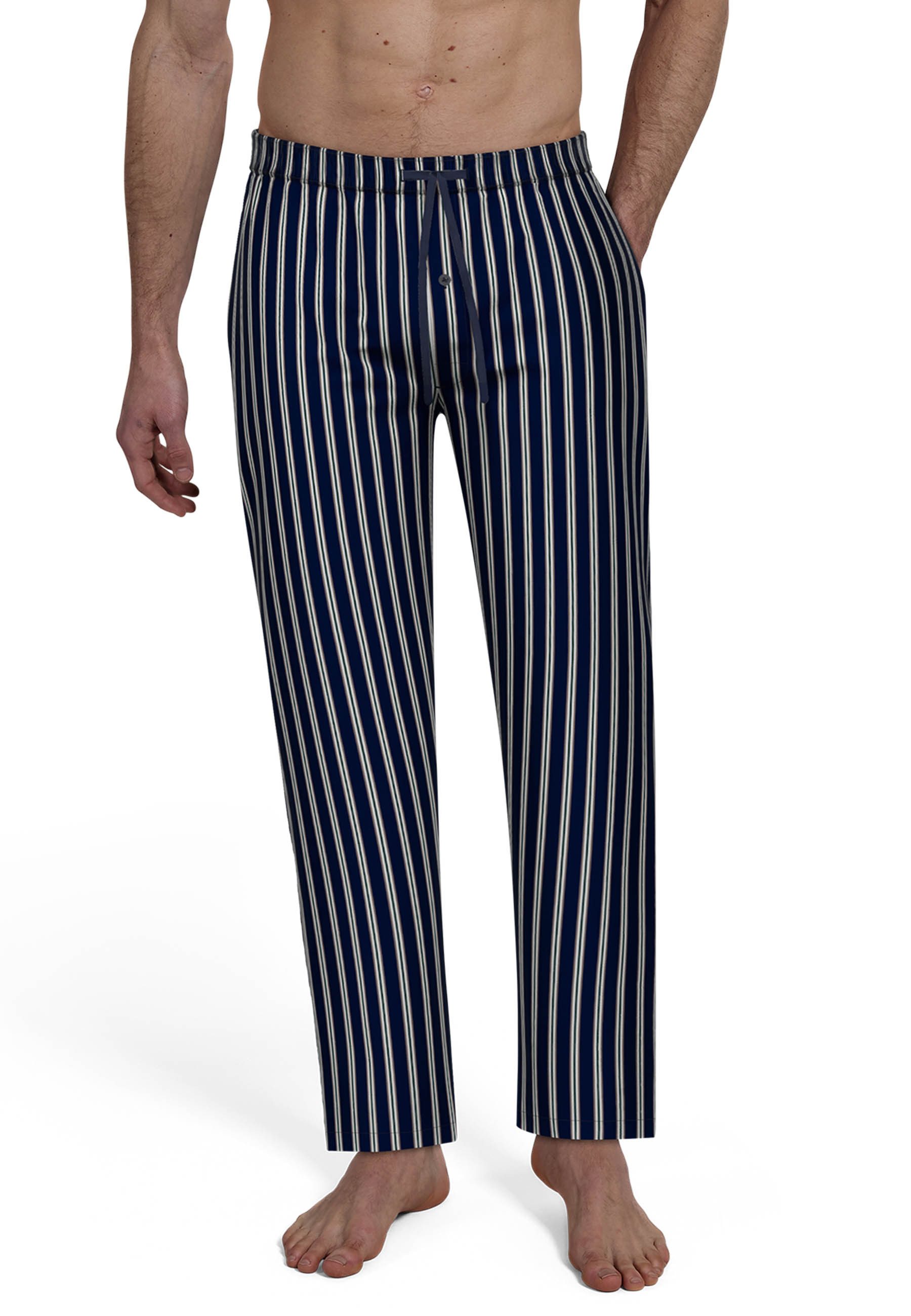 bugatti Schlafhose BUGATTI Herren Lange-Hose blau günstig online kaufen