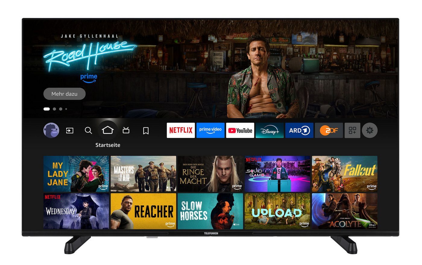 Telefunken XU43FO754S LCD-LED Fernseher (108 cm/43 Zoll, 4K Ultra HD, Fire TV, HDR Dolby Vision, Triple-Tuner, Dolby Atmos) schwarz ! RABATT: 42.42% Telefunken XU43FO754S LCD-LED Fernseher (108 cm/43 Zoll, 4K Ultra HD, Fire TV, HDR Dolby Vision, Triple-Tuner, Dolby Atmos) schwarz ! RABATT: 42.42%