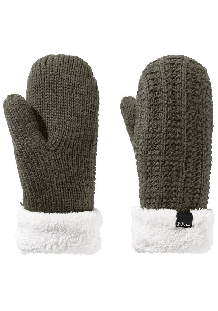 Jack HIGHLOFT Wolfskin Strickhandschuhe MITTEN KNIT island-moss W