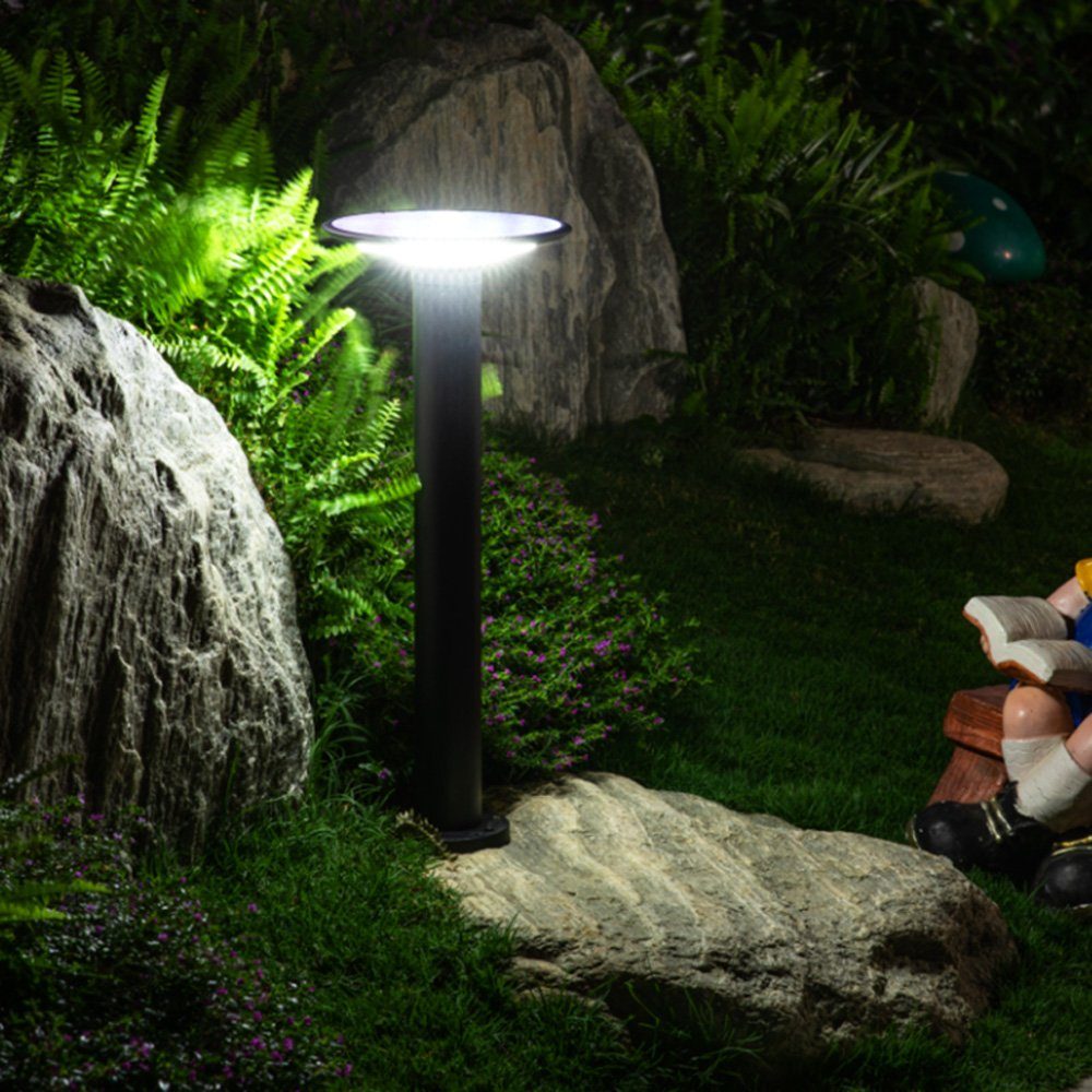 Arnusa LED Solarleuchte Gartenlampe Power Solarleuchte 60 cm kabellos,  Tageslichtsensor, LED fest integriert, Kaltweiß, Warmweiß, Duo Color  warmweiß und kaltweiß