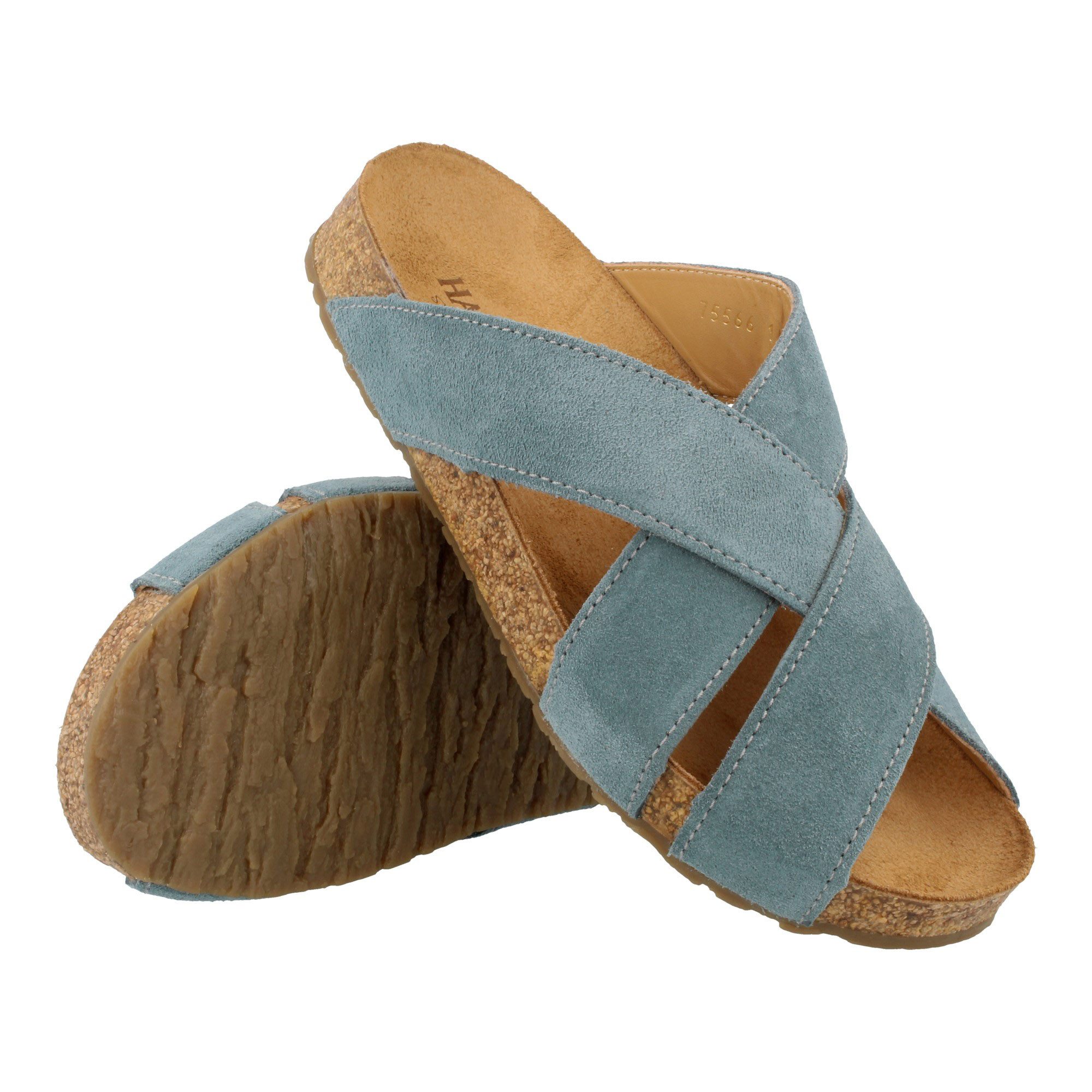 Haflinger Bio Como Sommer Sandale aus Leder Hausschuh Unisex Hausschuh – Bild 2 von 2