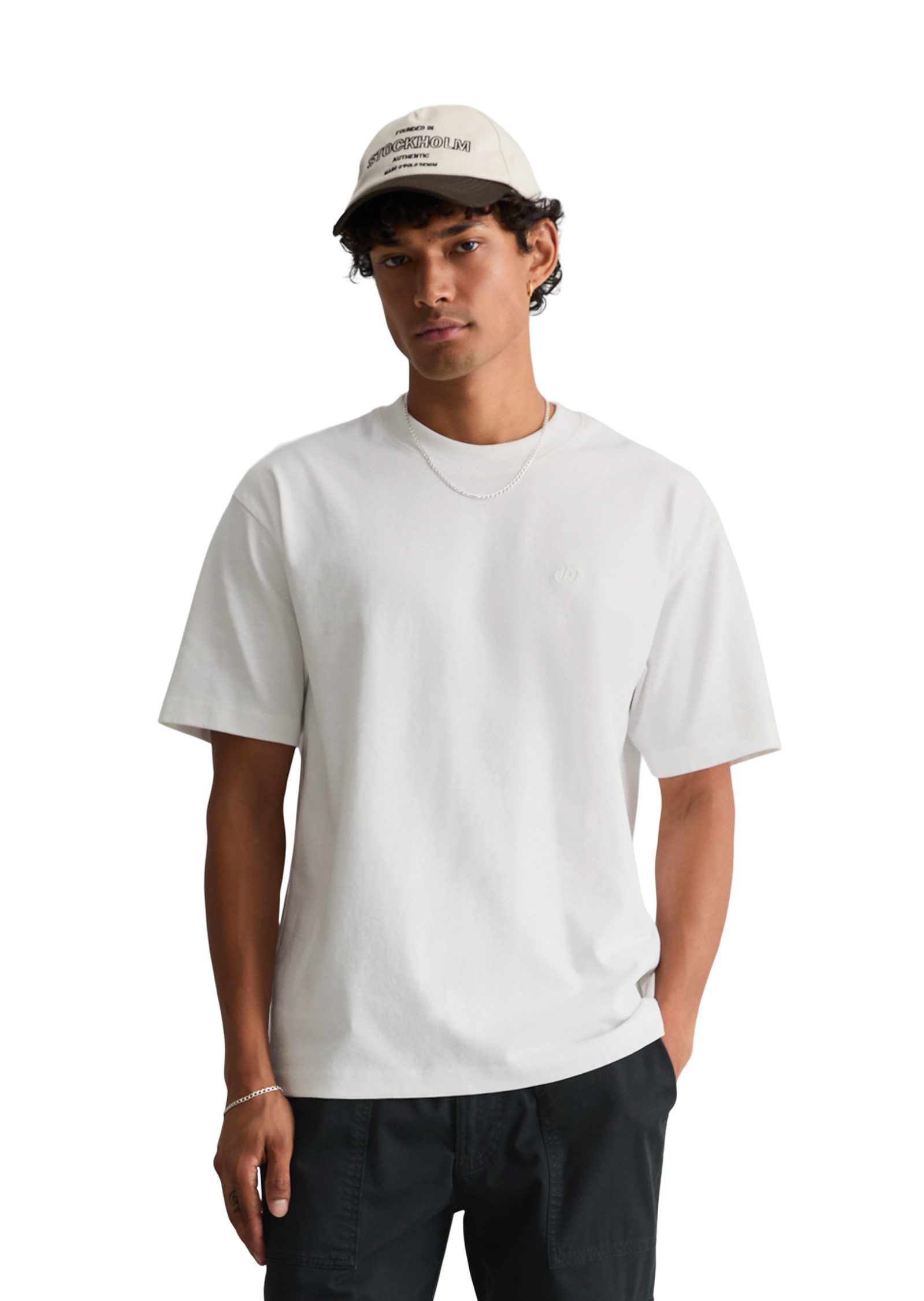 Marc O'Polo DENIM T-Shirt aus schwerem Bio-Baumwoll-Jersey