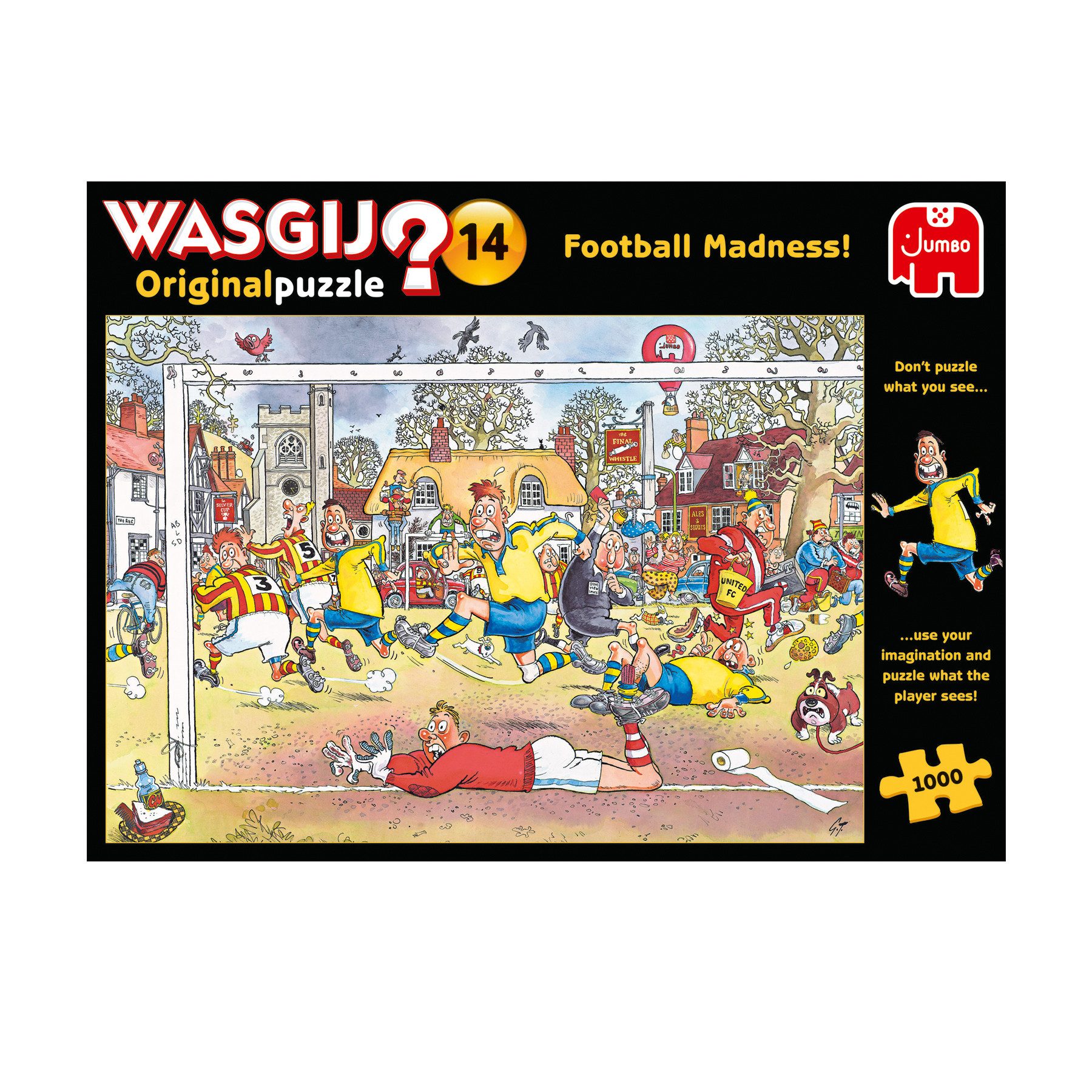 Jumbo Spiele Пазлы Wasgij Original 14 Football Madness! 1000 Teile Пазлы, 1000 Пазлыteile