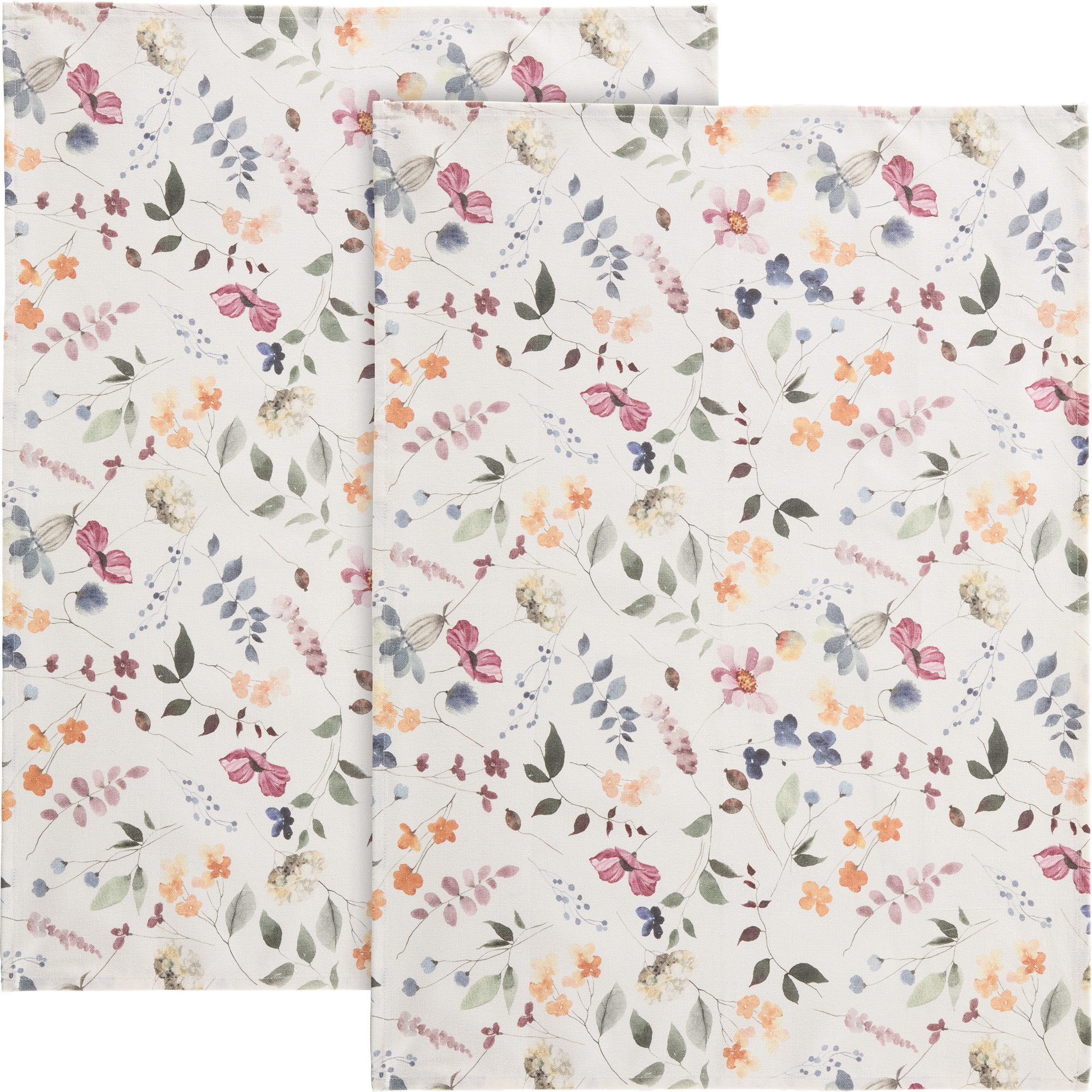 REDBEST Geschirrtuch Geschirrtuch 2er-Pack, Baumwolle Blumen günstig online kaufen