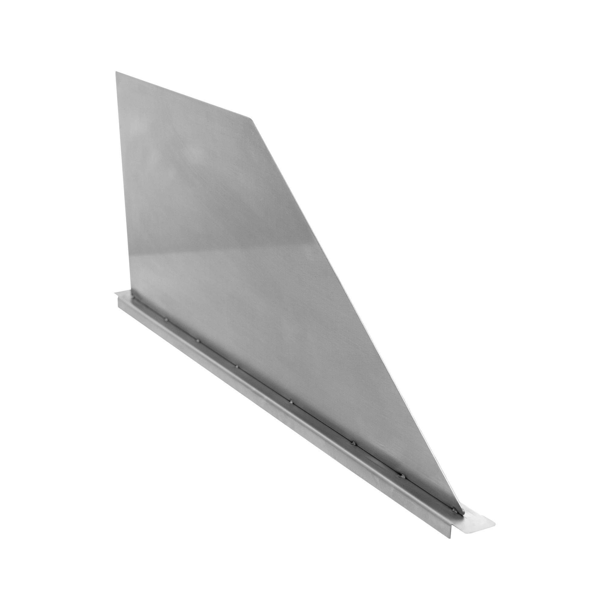 Gastronics Servierständer Trenner für Salattheke aus Edelstahl / Plexigals GN 500x200x15mm, Edelstahl