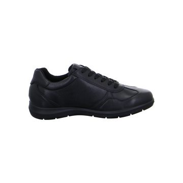 Ara Finn - Herren Schuhe Schnürschuh Sneaker Glattleder schwarz