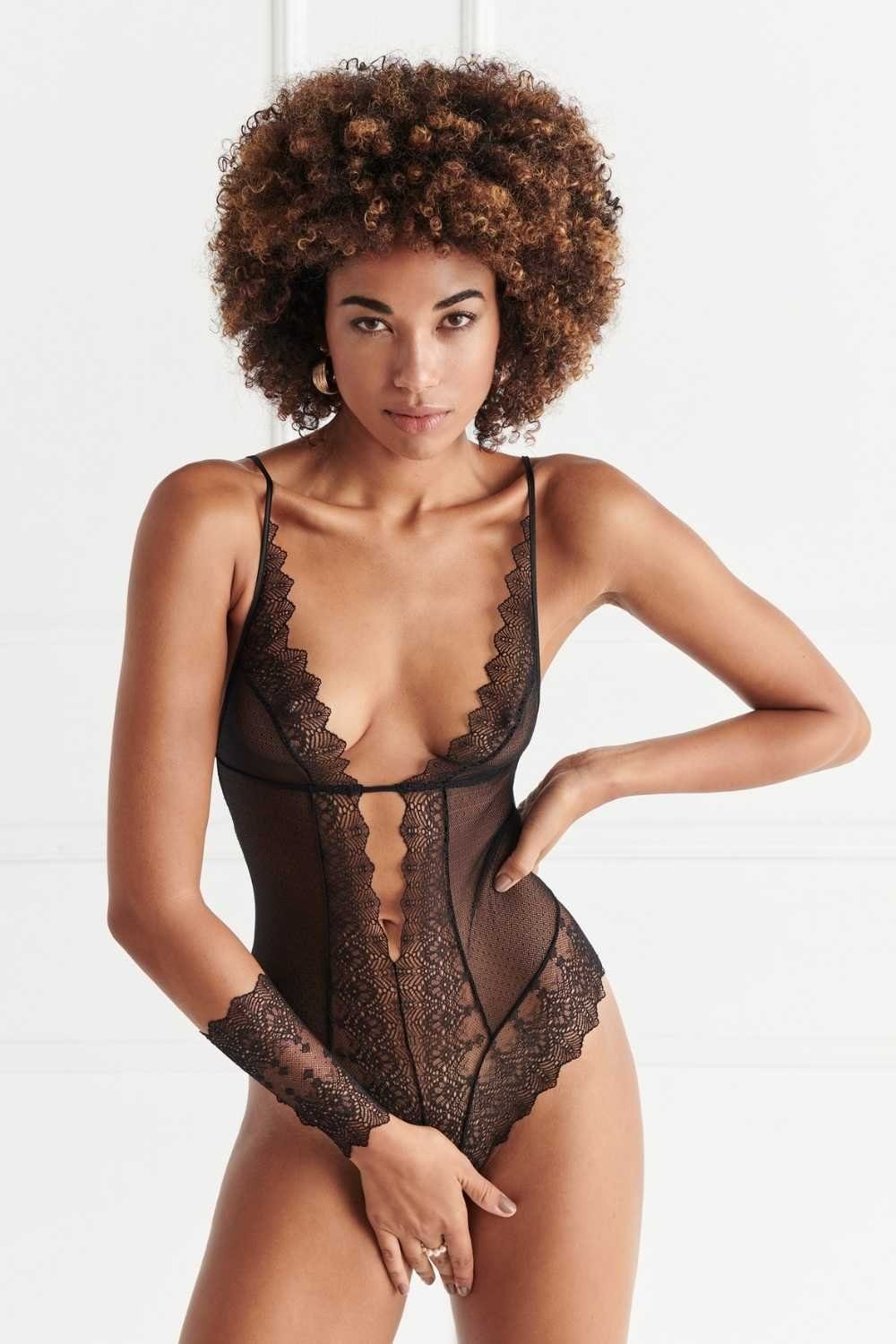 Bracli Abendhandschuhe Geneva GLOVE schwarz sexy