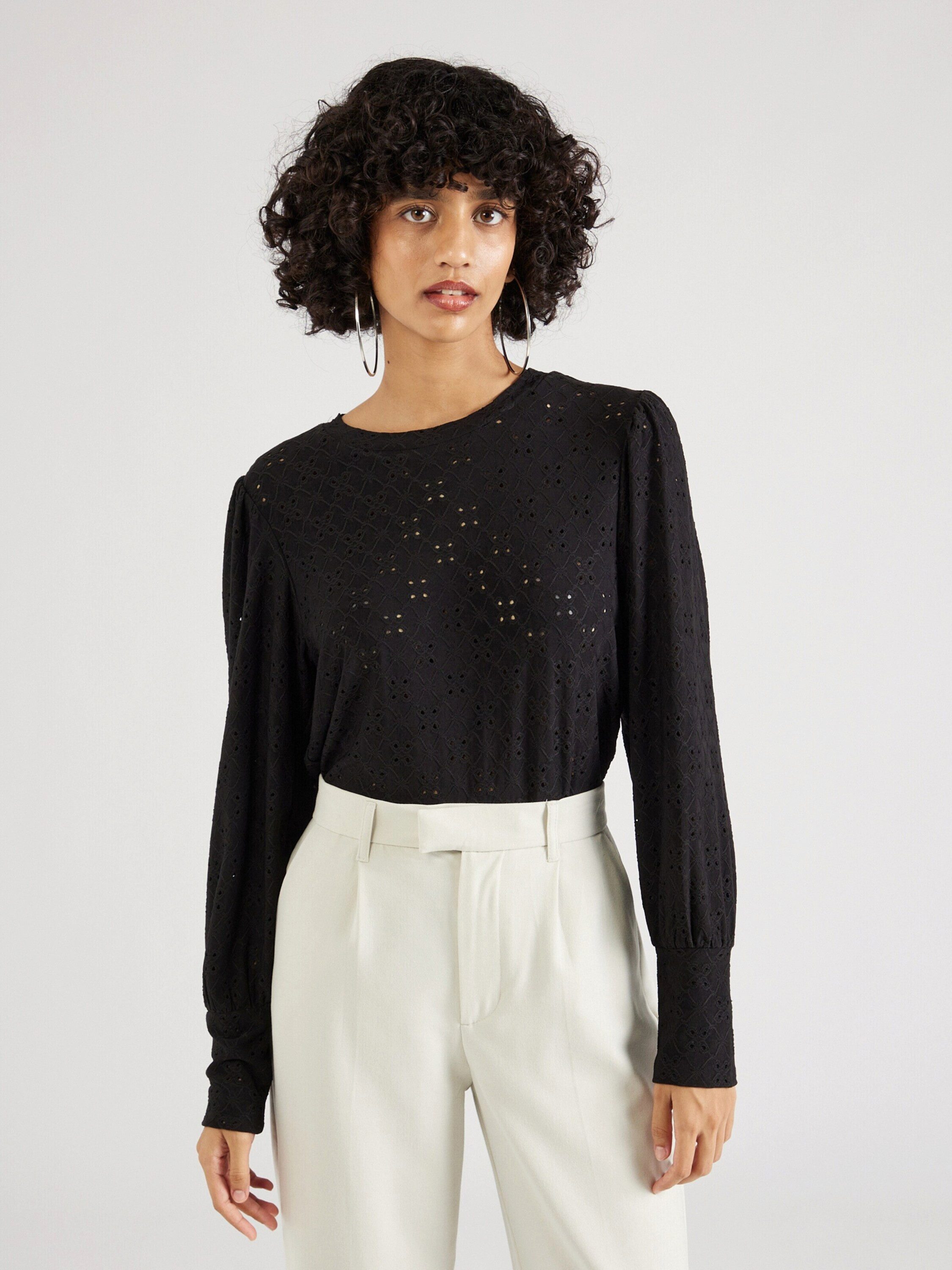 JDY Langarmbluse CATHINKA (1-tlg) Lochmuster günstig online kaufen