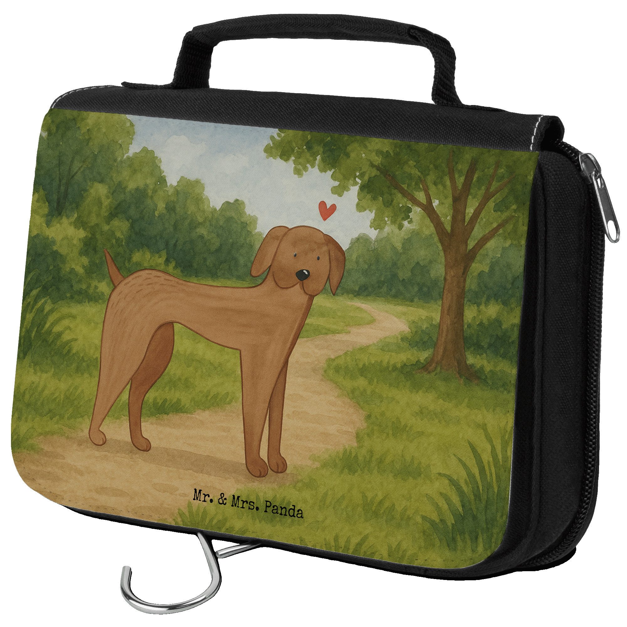 Kulturbeutel Hund Dogge Design, kosmetiktäschchen, Weiß, beautycase, Süß, badtasch