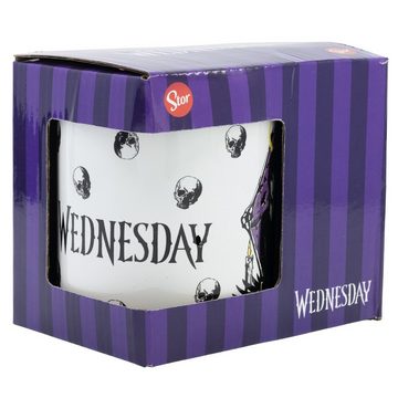 Wednesday Tasse Wednesday Teetasse Kaffeetasse Geschenkidee 330 ml, Keramik