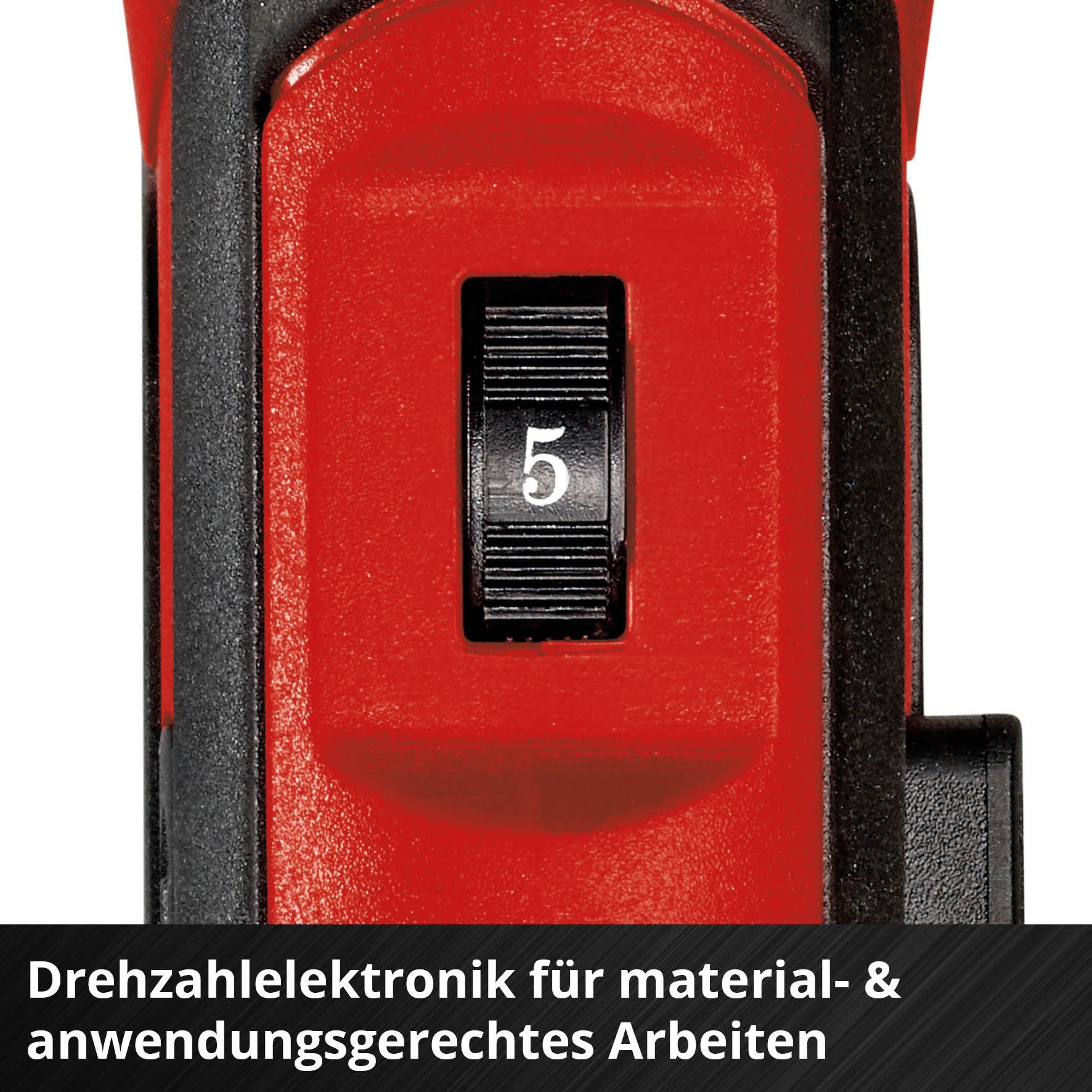 Einhell Akku-Oberflächenbürste PICOBELLA 18/215, 21,5 cm Arbeitsbreite, integrierter Schlauchanschluss, ohne Akku und Ladegerät – Bild 5 von 5