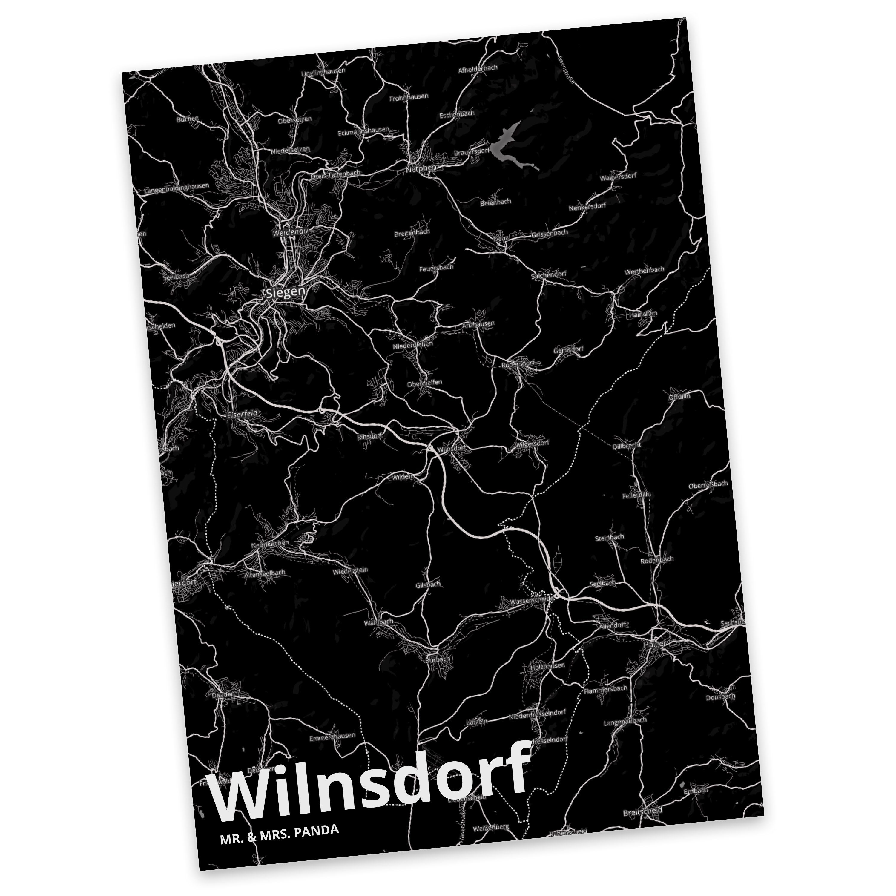 Wilnsdorf Panda Einladungskarte, Geschenk, Mrs. Postkarte Einladung, & Mr. Grußkarte, Stadt, - S