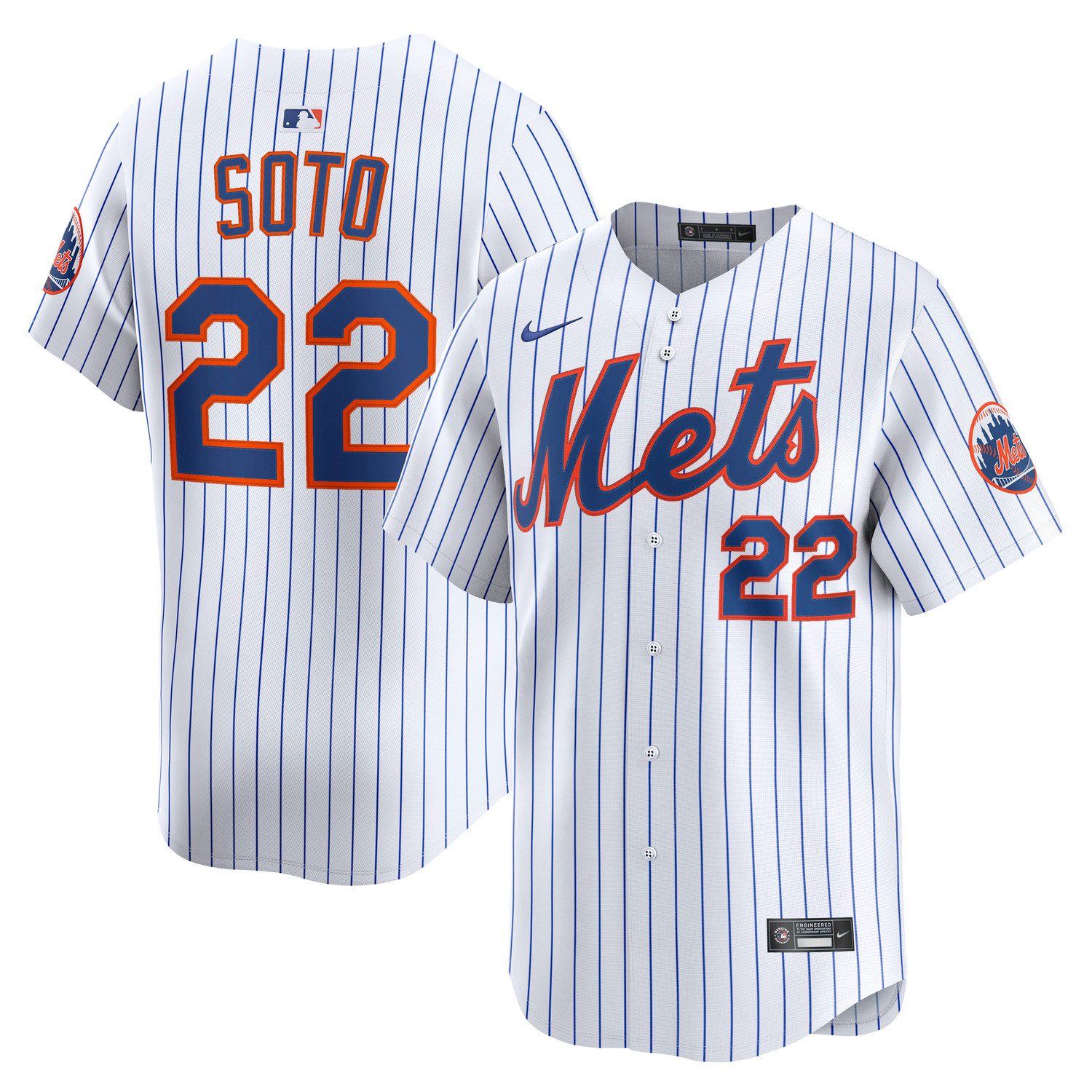 Nike Footballtrikot Nike Trikot New York Mets Nike Limited Home Jersey Soto 22