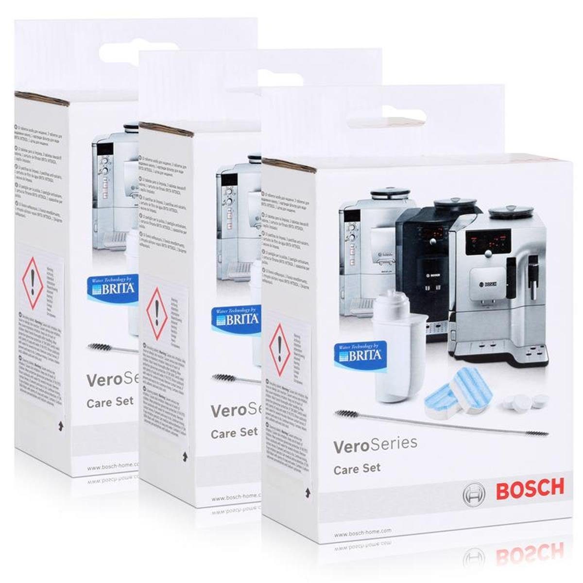BOSCH Bosch VeroSeries Care Set TCZ8004 Pflegeset für Kaffeevollautomaten (3 Entkalker