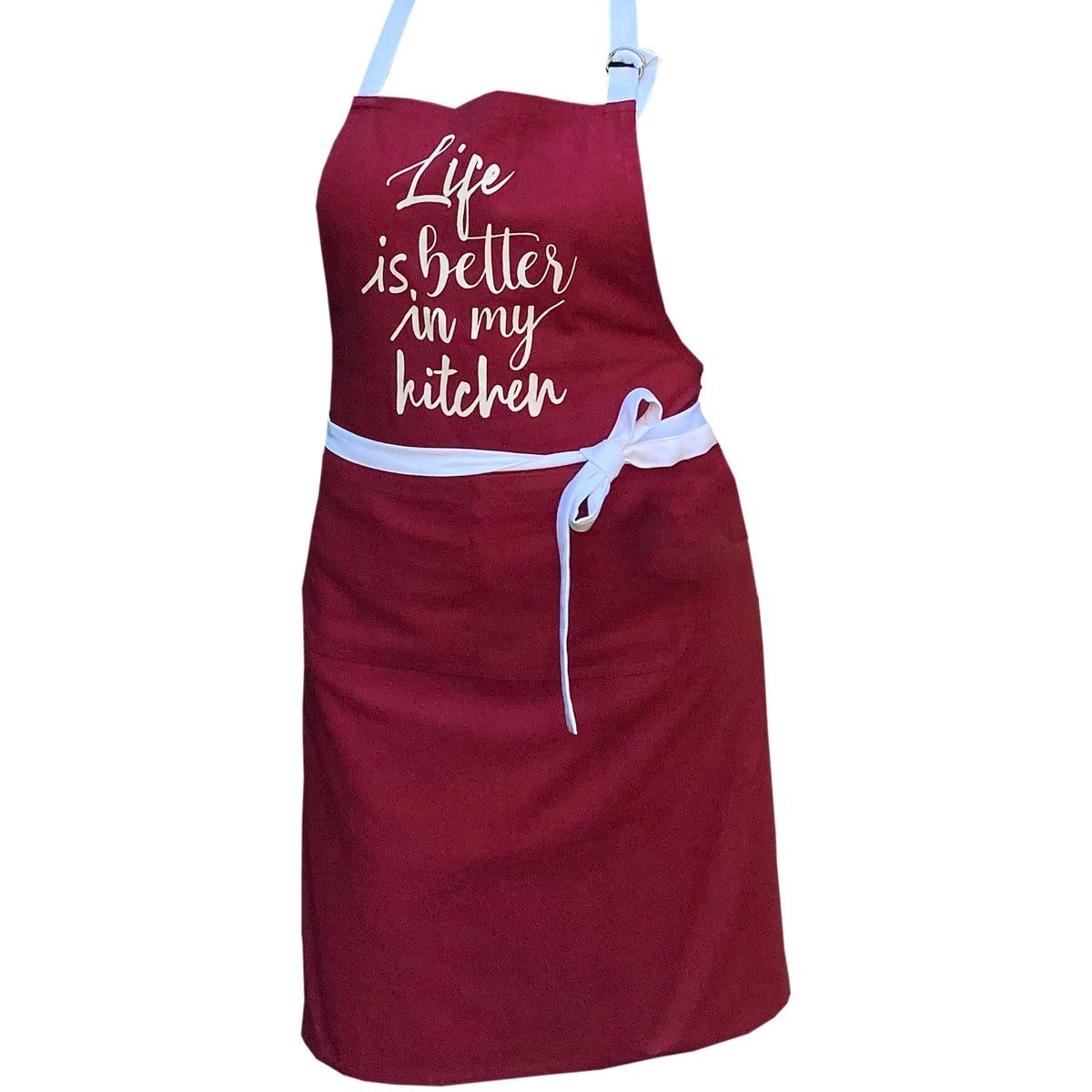 matches21 HOME & HOBBY Kochschürze Kochschürze Küchenschürze Life is better günstig online kaufen