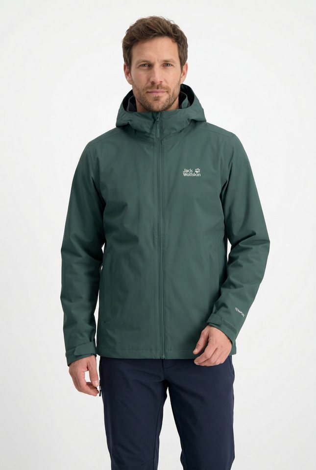 Jack Wolfskin Funktionsjacke TRAILTIME 2L JKT M atmungsaktive Membran, wasserdicht, windabweisend