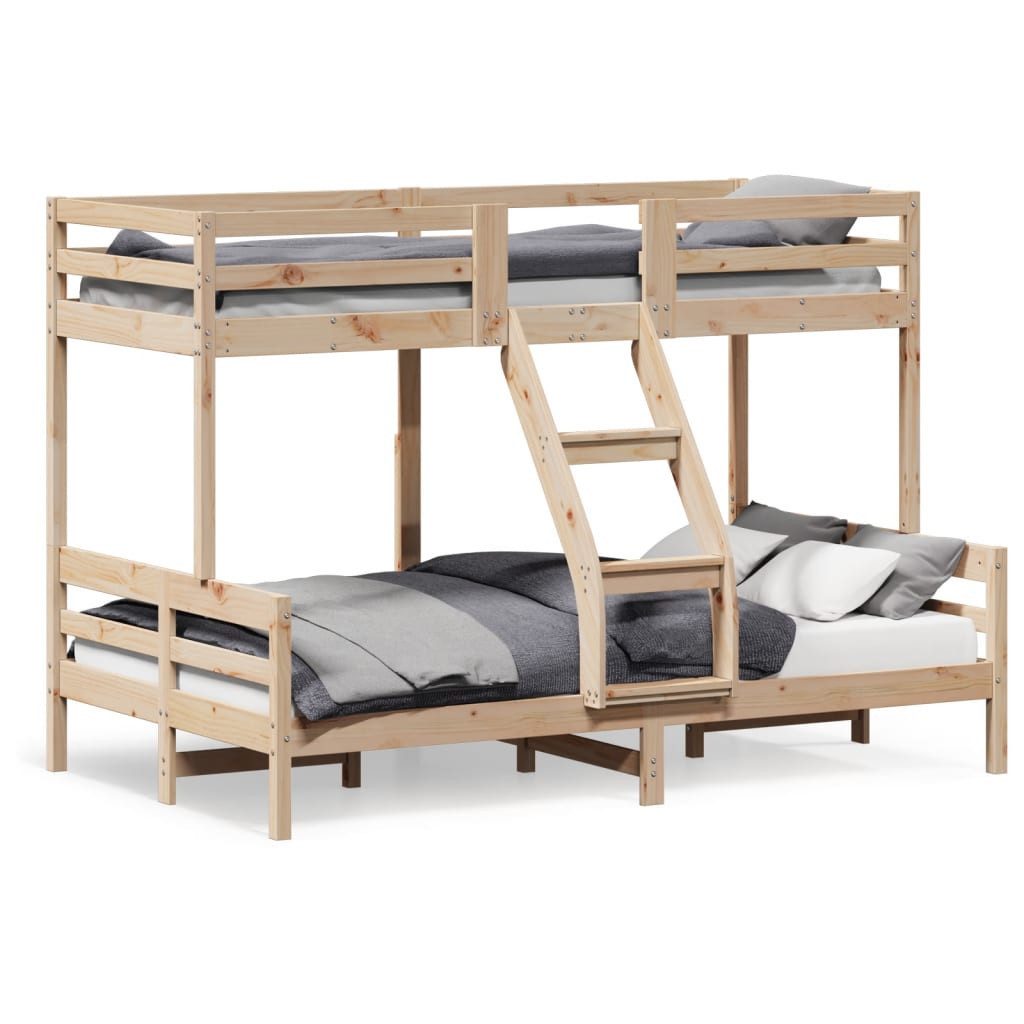 vidaXL Bett Etagenbett 90x200/120x200 cm Massivholz günstig online kaufen
