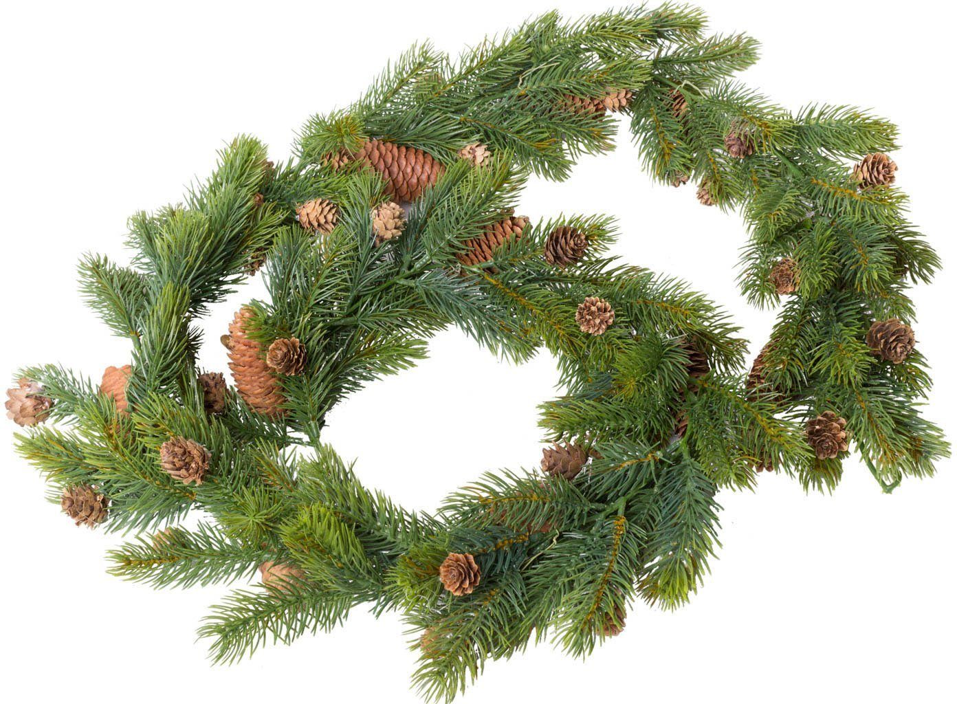 Künstliche Zimmerpflanze Tannengirlande Oslo Tanne, Botanic-Haus, Höhe 180 günstig online kaufen