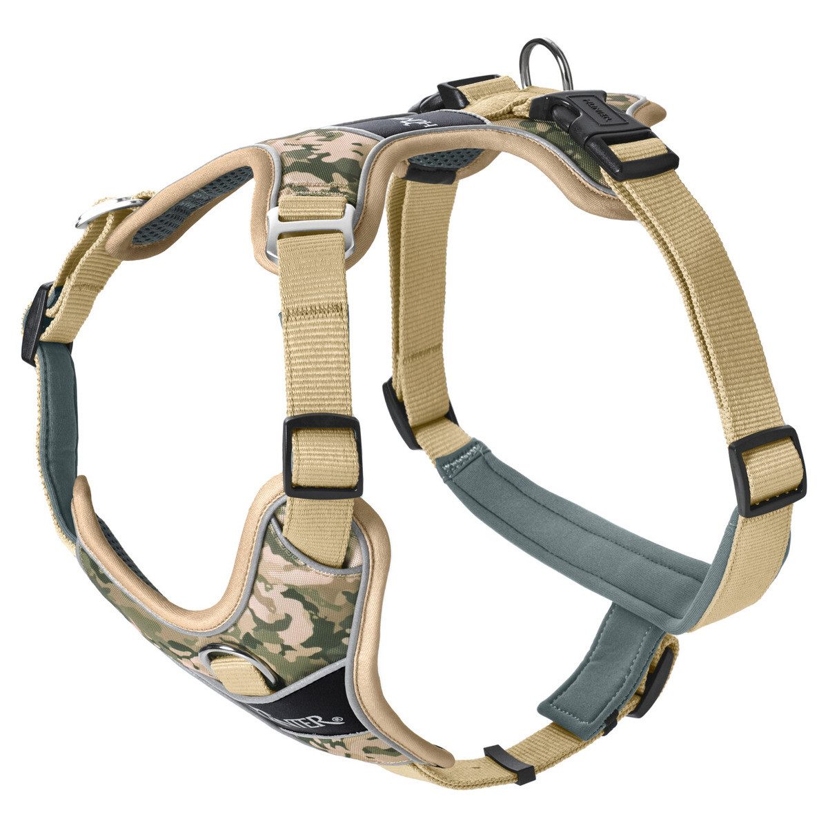 Hunter Tierbedarf Hunde-Geschirr Geschirr Divo Camouflage günstig online kaufen