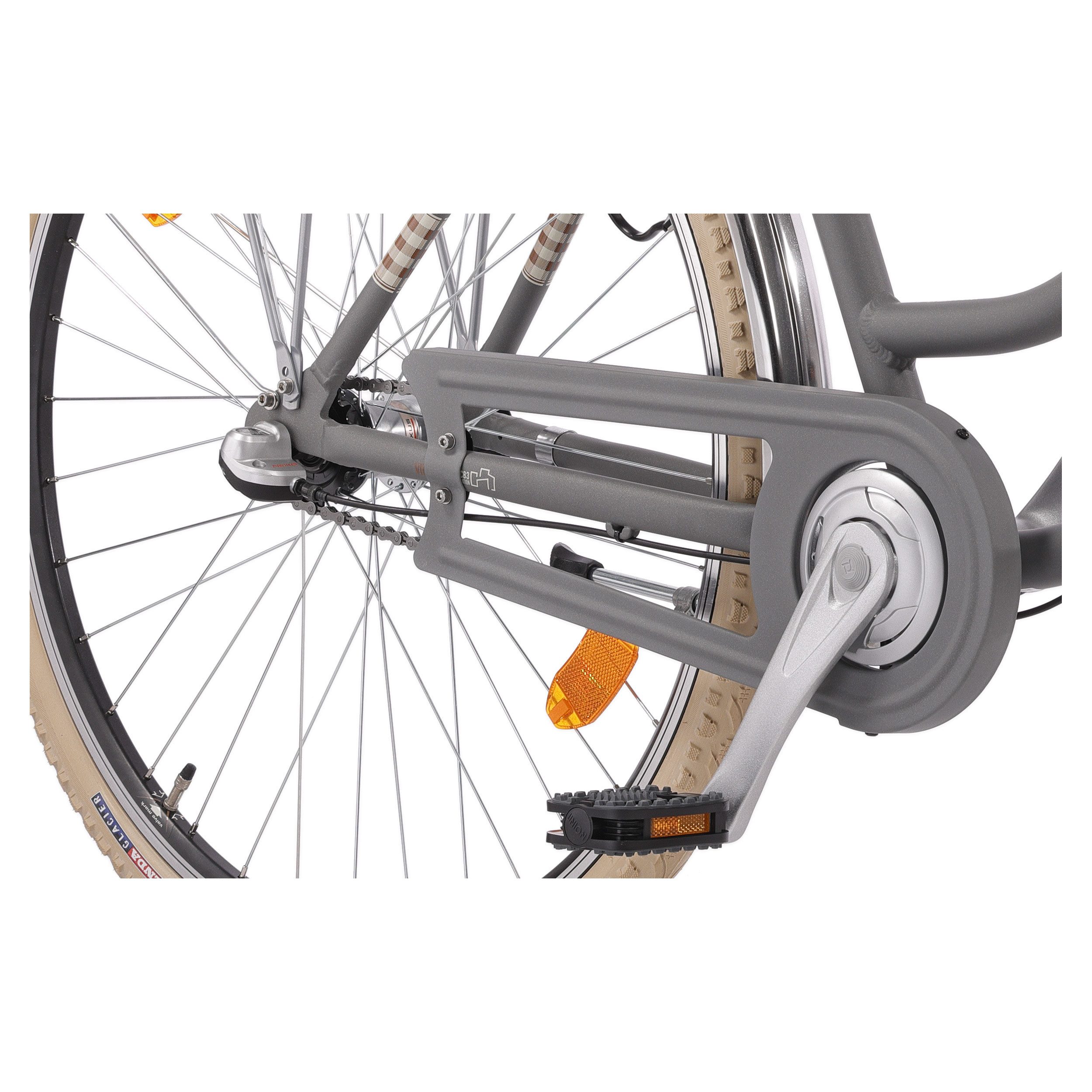 Airtracks Cityrad VINTAGE CB 3, 3 Gang Shimano NEXUS Schaltwerk, Nabenschaltung, (Shimano Nexus 3), Grau - Rahmenhöhen 45cm, 50cm und 55cm - Modell 2026