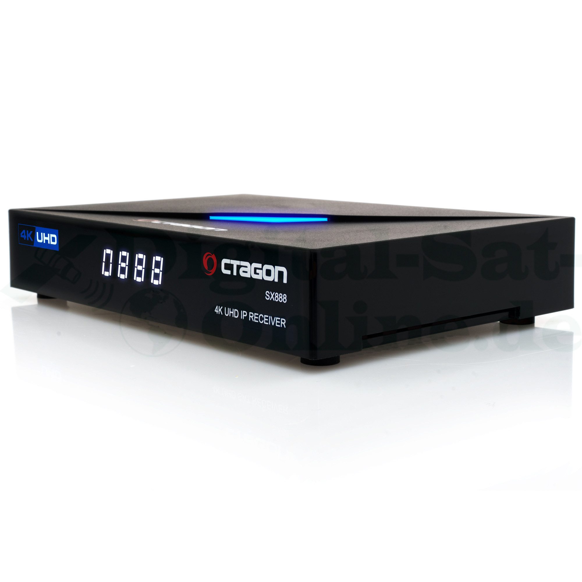 OCTAGON Streaming-Box SX888 4K UHD IP H.265 HEVC IPTV Set-Top Box + 150 Mbits Wifi Stick, 2160p, Firmware Aktualisierbar, HDR, WLAN