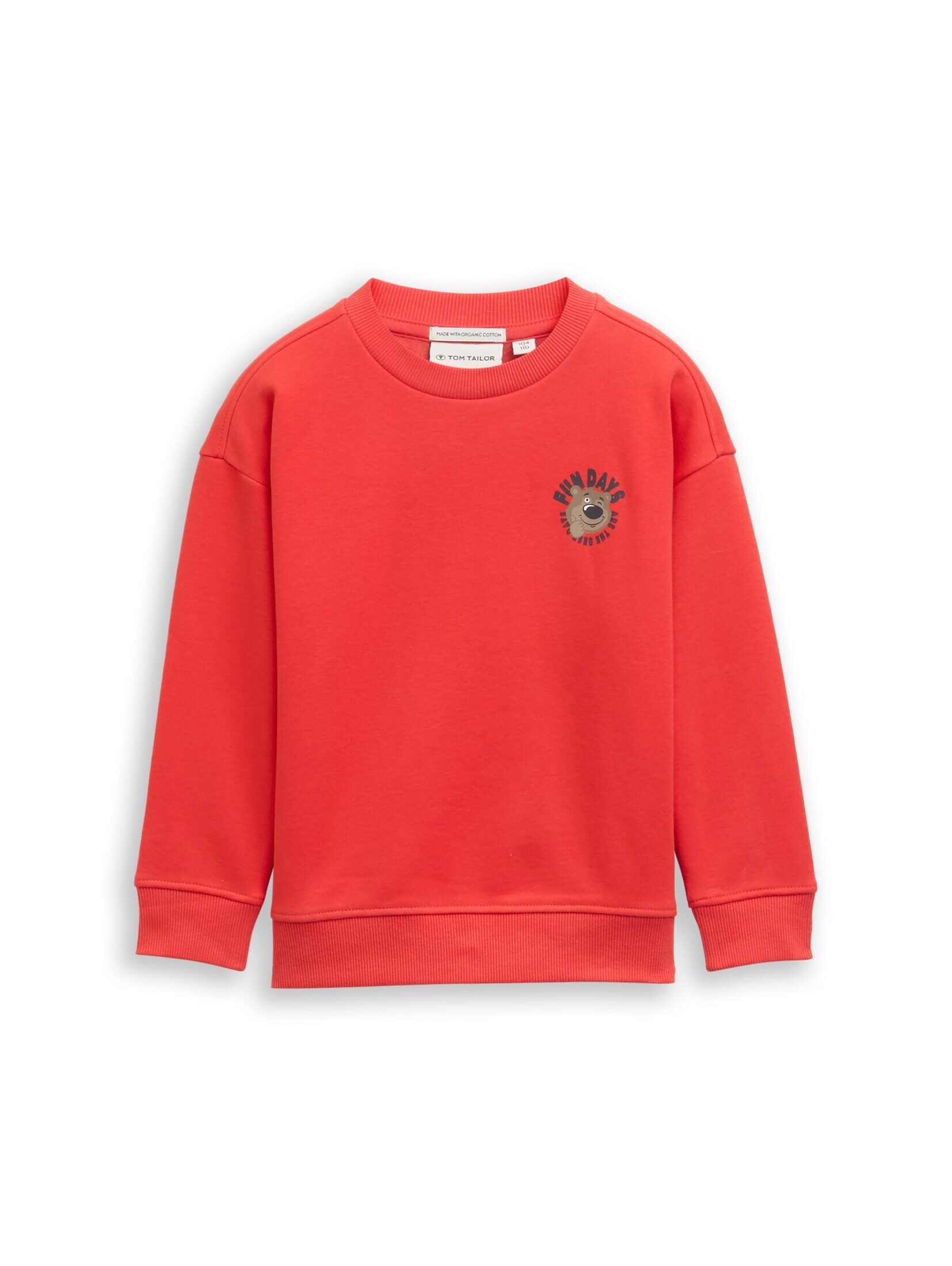 TOM TAILOR Sweatshirt Strick & Sweatshirts Oversize Sweatshirt mit Print