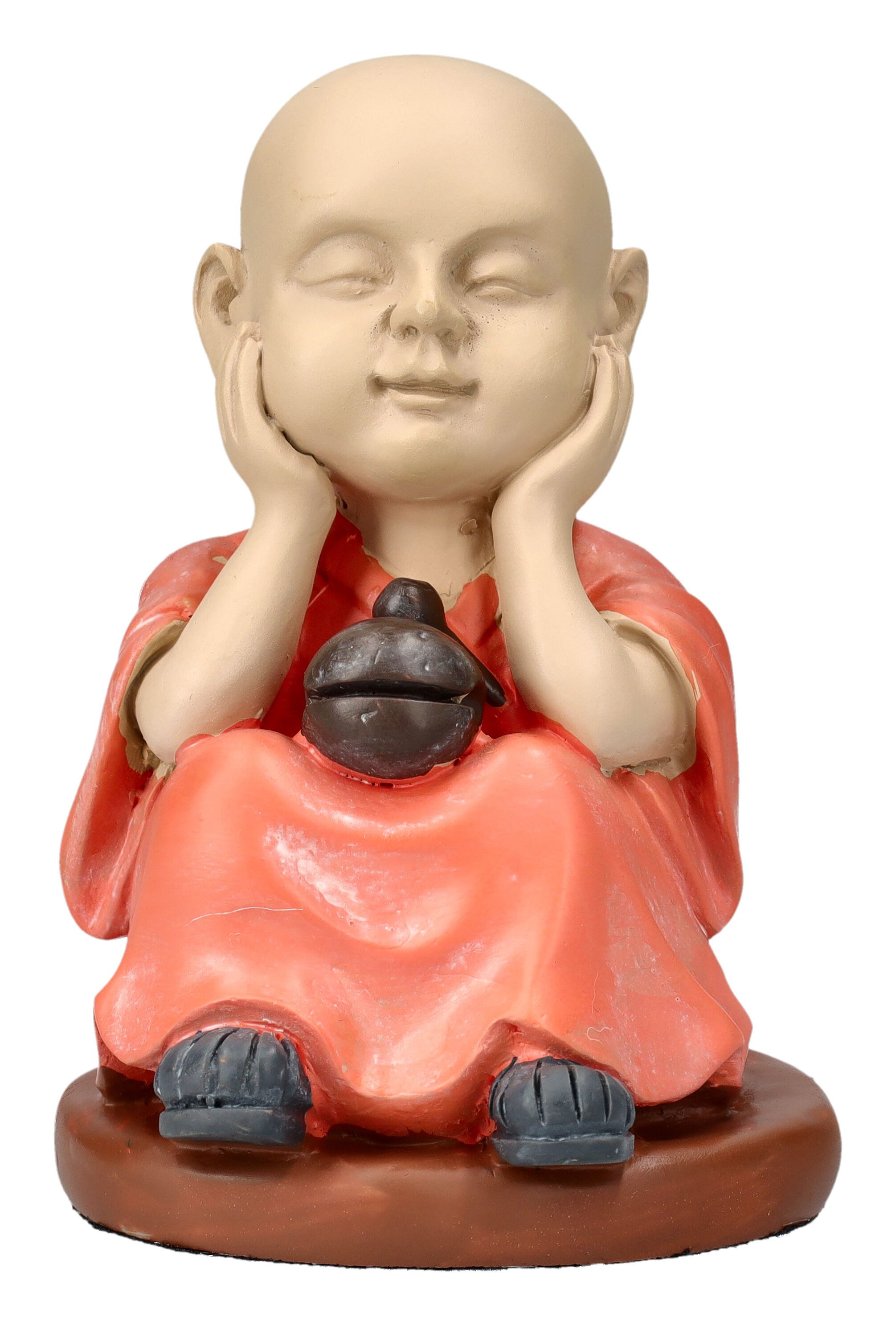 Dekofigur Buddha Mönch Figur - Träumend - Mythologie Fantasy Dekofigur Deko