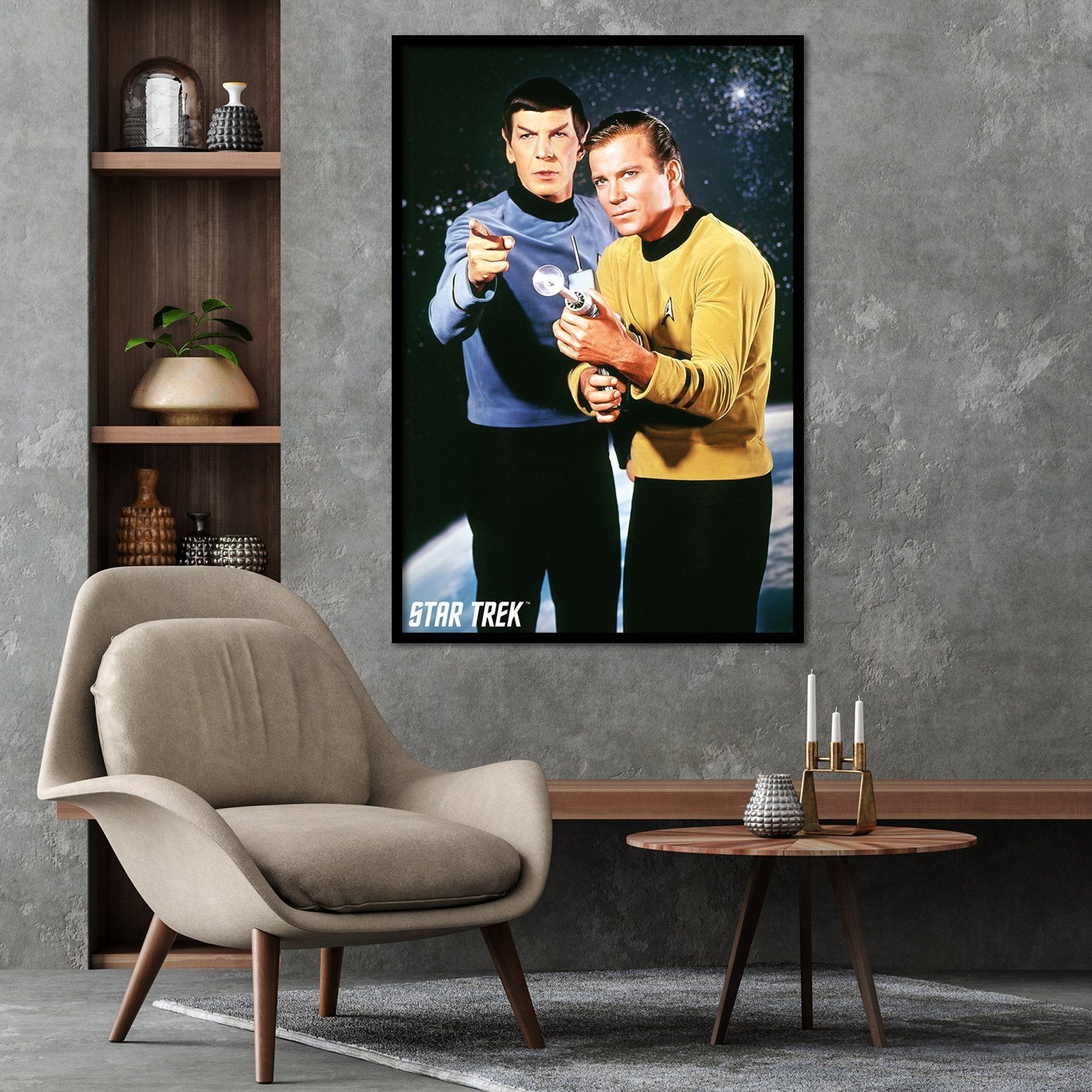 Close Up Poster Star Trek Poster Kirk & Spock 61 x 91,5 cm günstig online kaufen