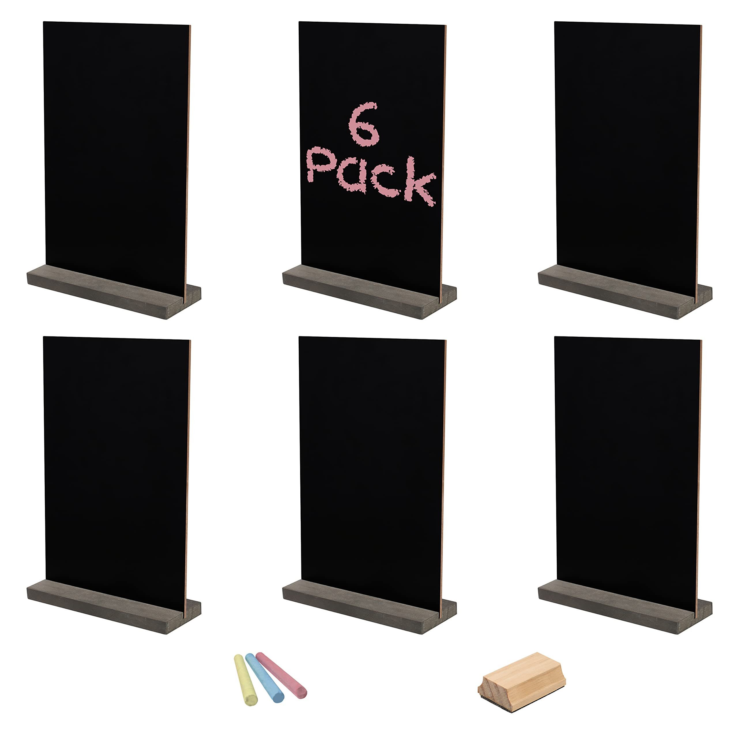 Belle Vous Tafel 6er Set Mini Tafel Kreidetafeln zum Aufstellen, (6-tlg)