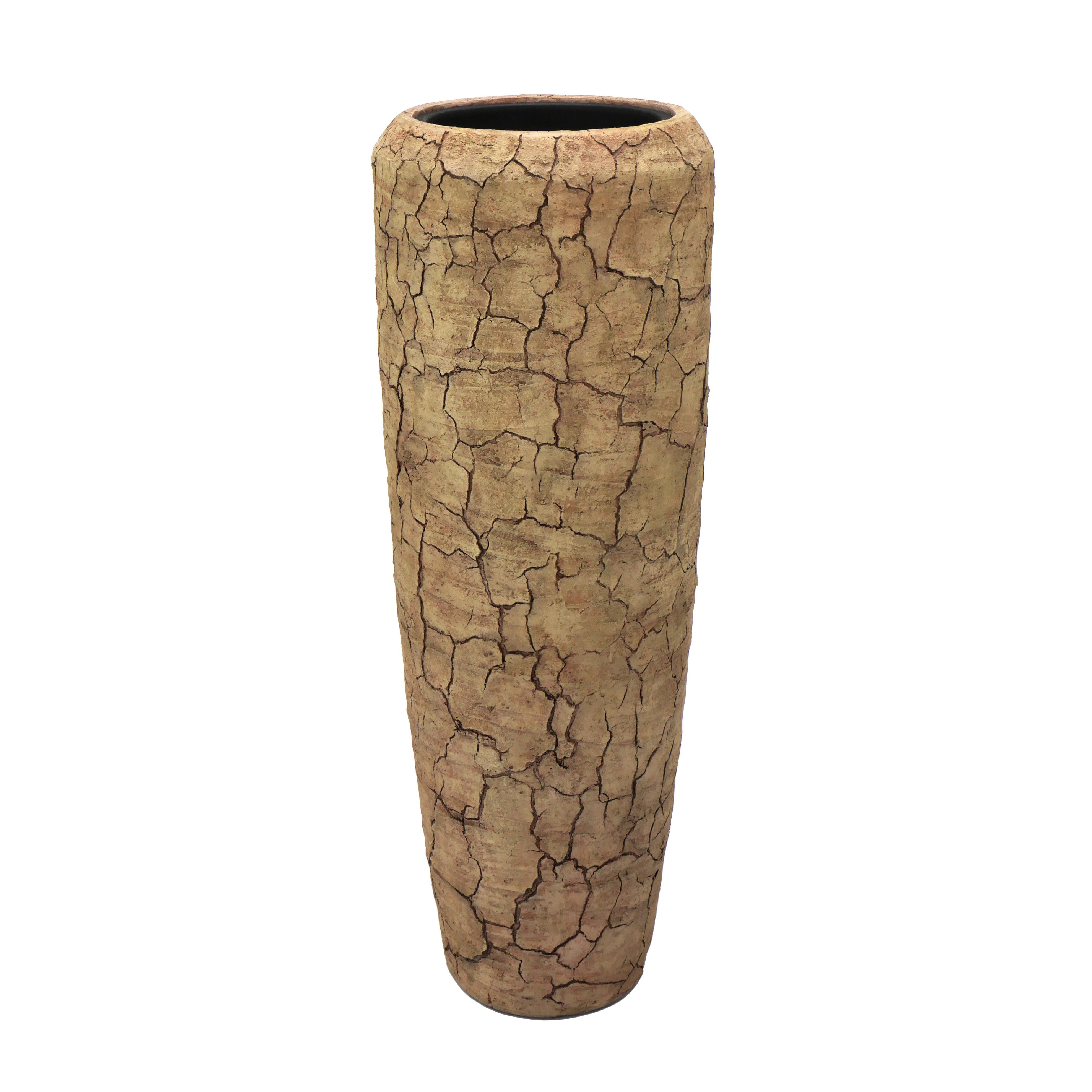 Flingora Bodenvase Brook, mit Einsatz - Pflanzvase - Indoor - Cappuccino - Höhe 97 cm