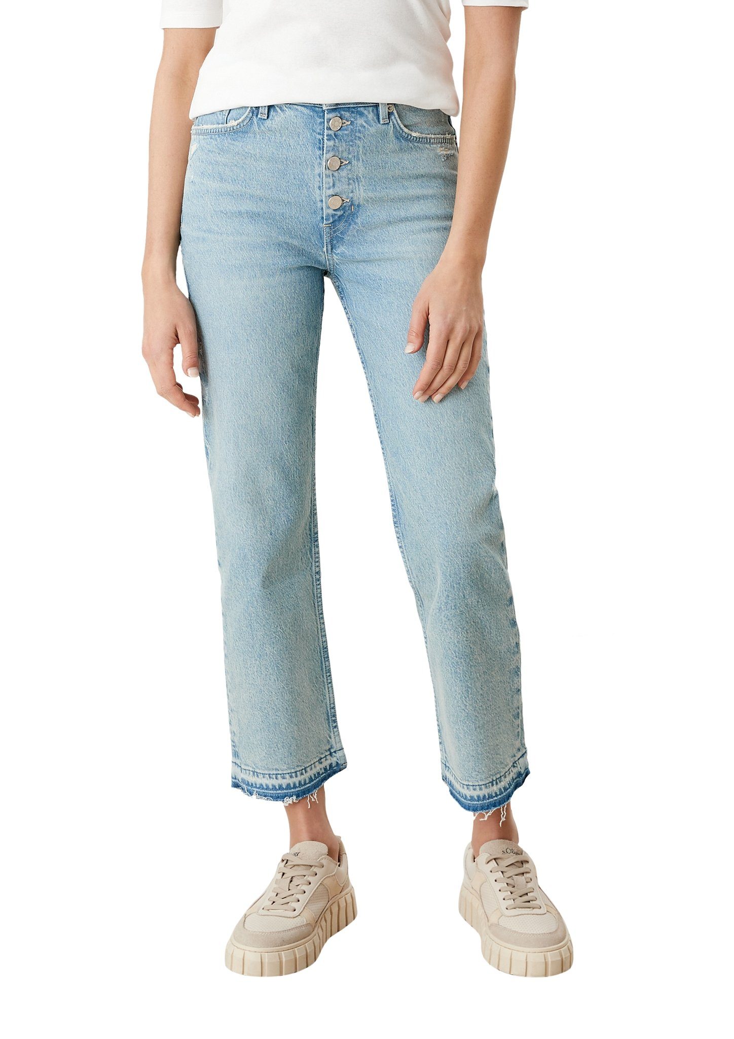 s.Oliver Jerseyhose Hose 7/8 günstig online kaufen