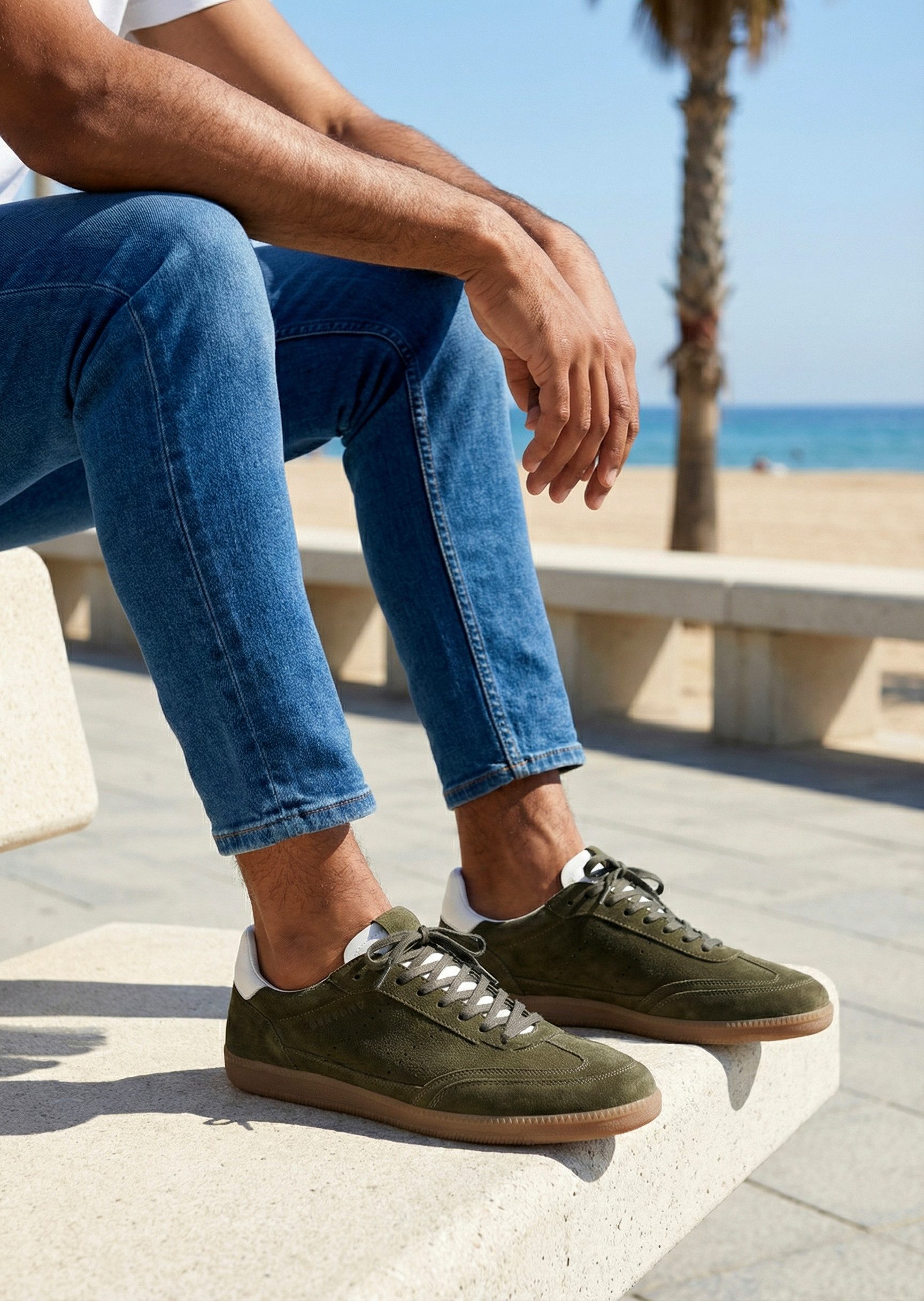 Elbsand Schnürschuh, Retro Sneaker, Lederschuh, Halbschuh, Ledersneaker Sneaker NEU Freizeitschuh, Schnürhalbschuh, Turnschuh aus Leder im Retro-Look