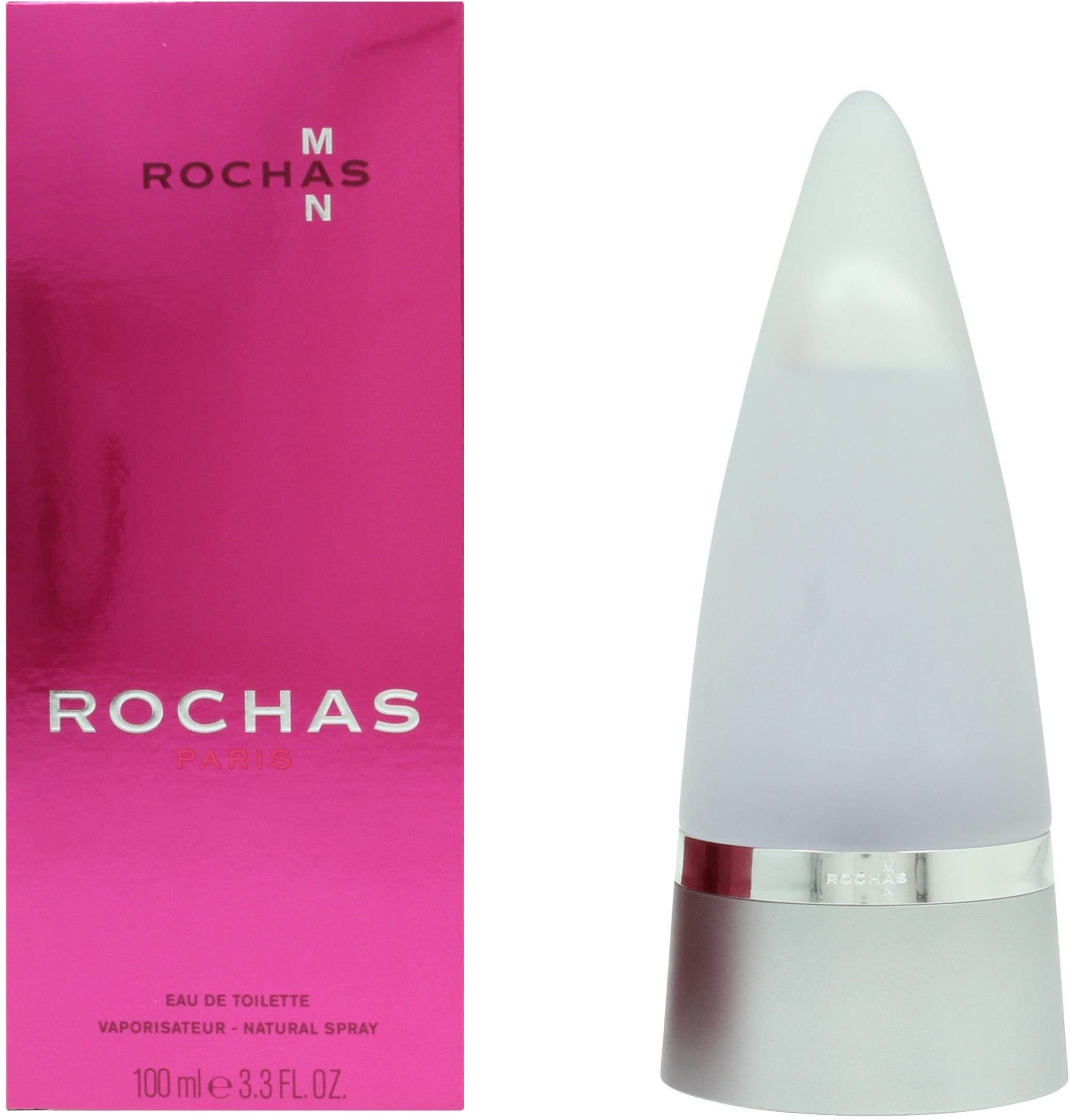 Rochas Eau de Toilette ROCHAS MAN, Orientalischer Duft mit Bergamotte, Jasmin, Mocca, Vanille und Zeder.