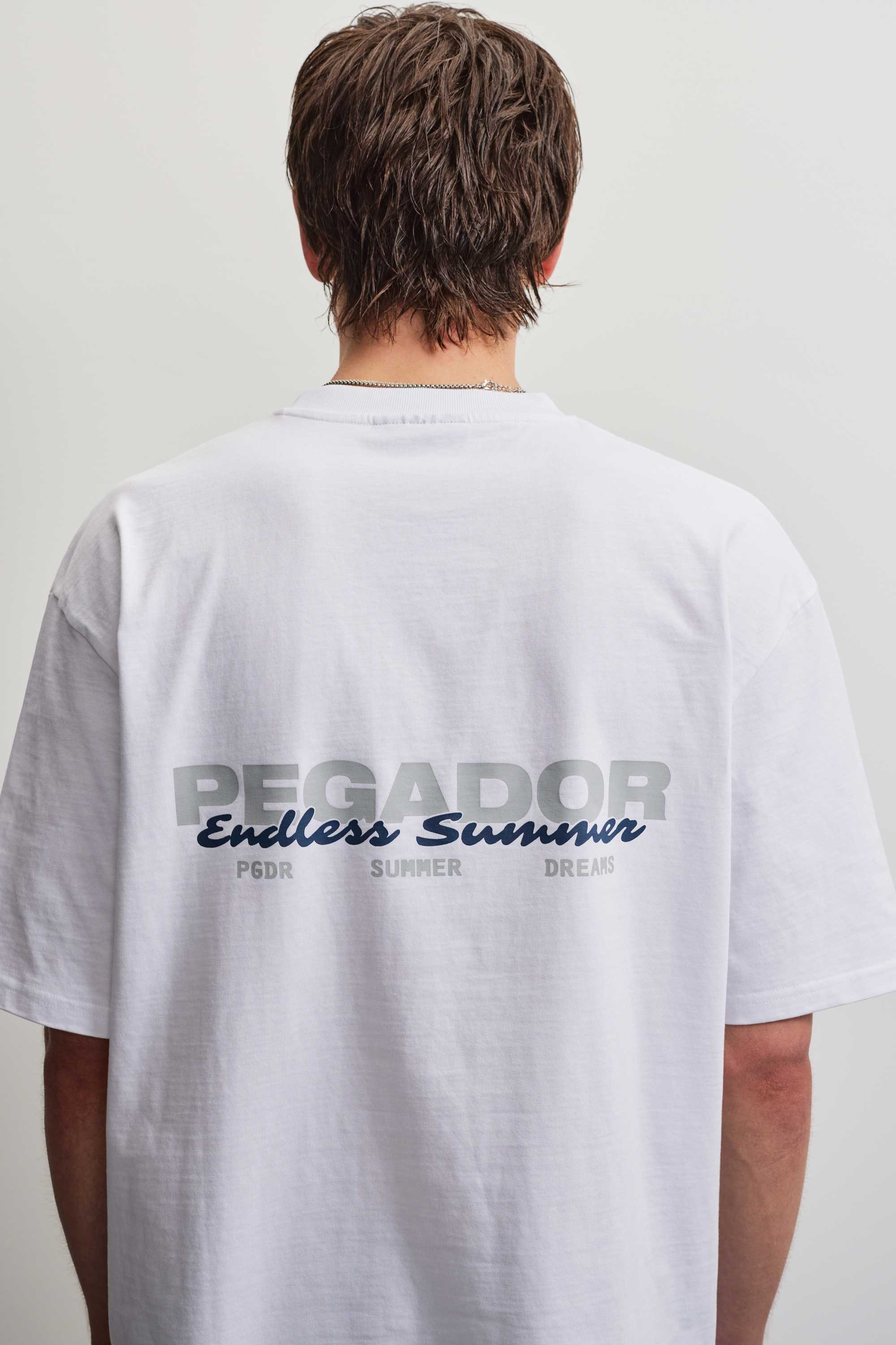 PEGADOR Rundhalsshirt TORRES OVERSIZED TEE