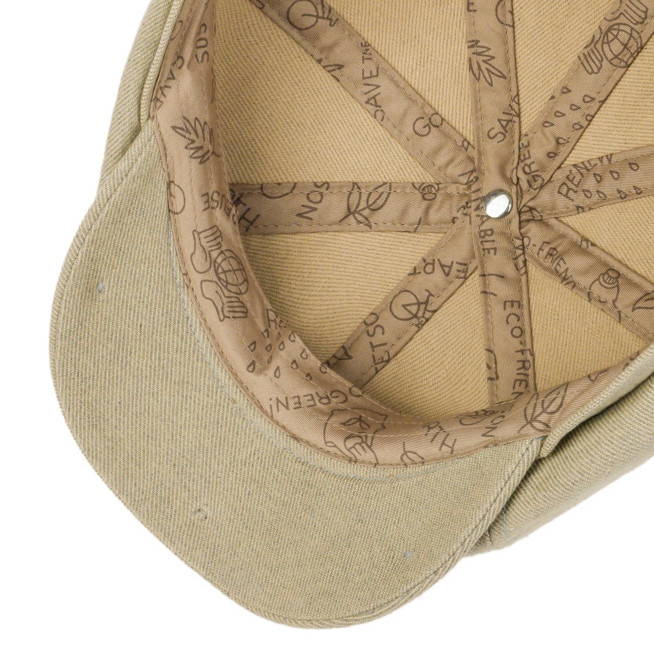 Stetson Flat Cap (1-St) Schirmmütze mit Futter, Made in the EU